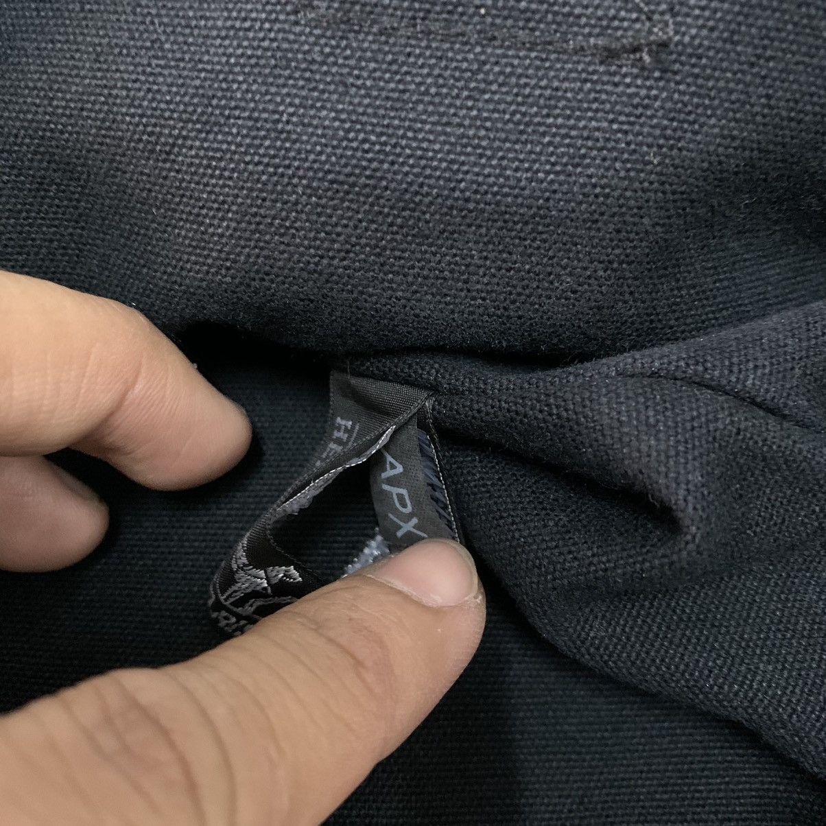 Hermes Hermes Canvas Black Tote Document Bag Size ONE SIZE - 10 Thumbnail