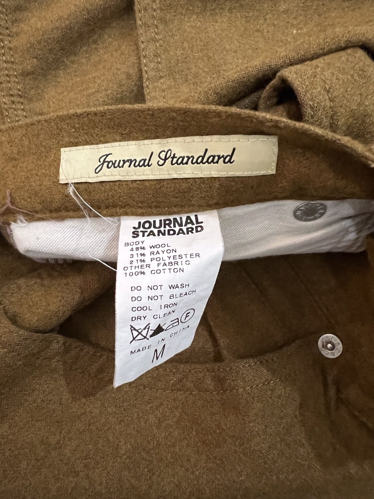 Journal Standard 🔥JAPANESE BRAND JOURNAL STANDARD WOOL PANTS Size US 29 - 10 Thumbnail