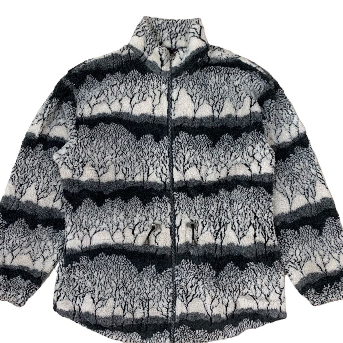 Art Comes First Vintage 90s Tsunami Fleece Zipper Jacket Size US M / EU 48-50 / 2 - 5 Thumbnail