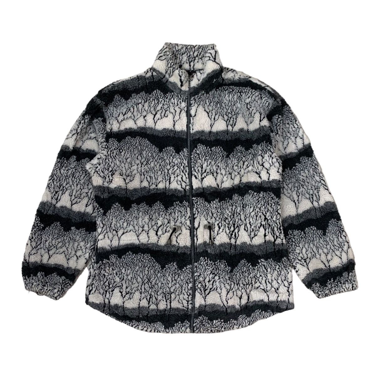 Art Comes First Vintage 90s Tsunami Fleece Zipper Jacket Size US M / EU 48-50 / 2 - 1 Thumbnail