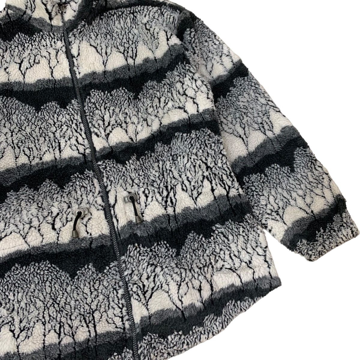 Art Comes First Vintage 90s Tsunami Fleece Zipper Jacket Size US M / EU 48-50 / 2 - 8 Thumbnail