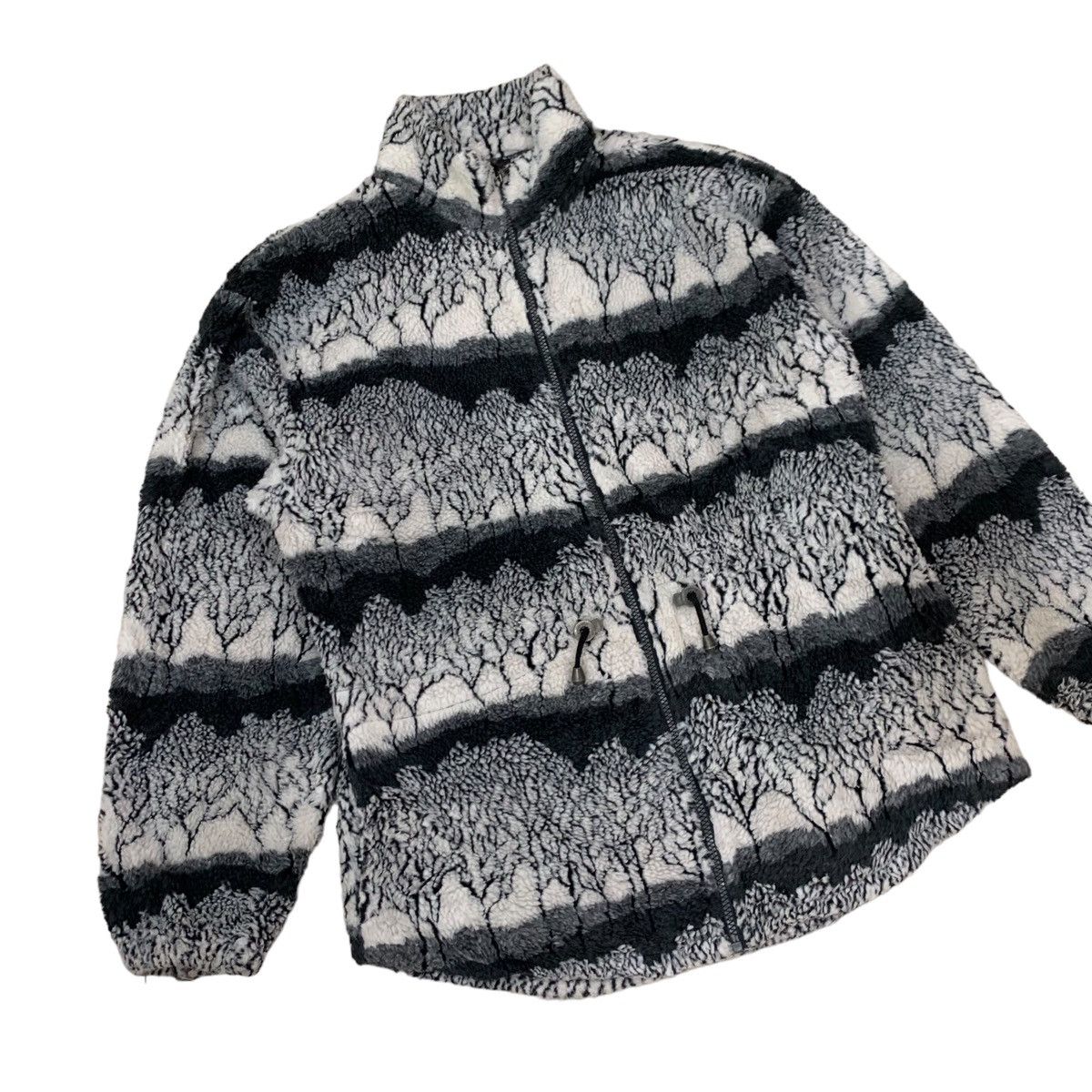 Art Comes First Vintage 90s Tsunami Fleece Zipper Jacket Size US M / EU 48-50 / 2 - 4 Thumbnail