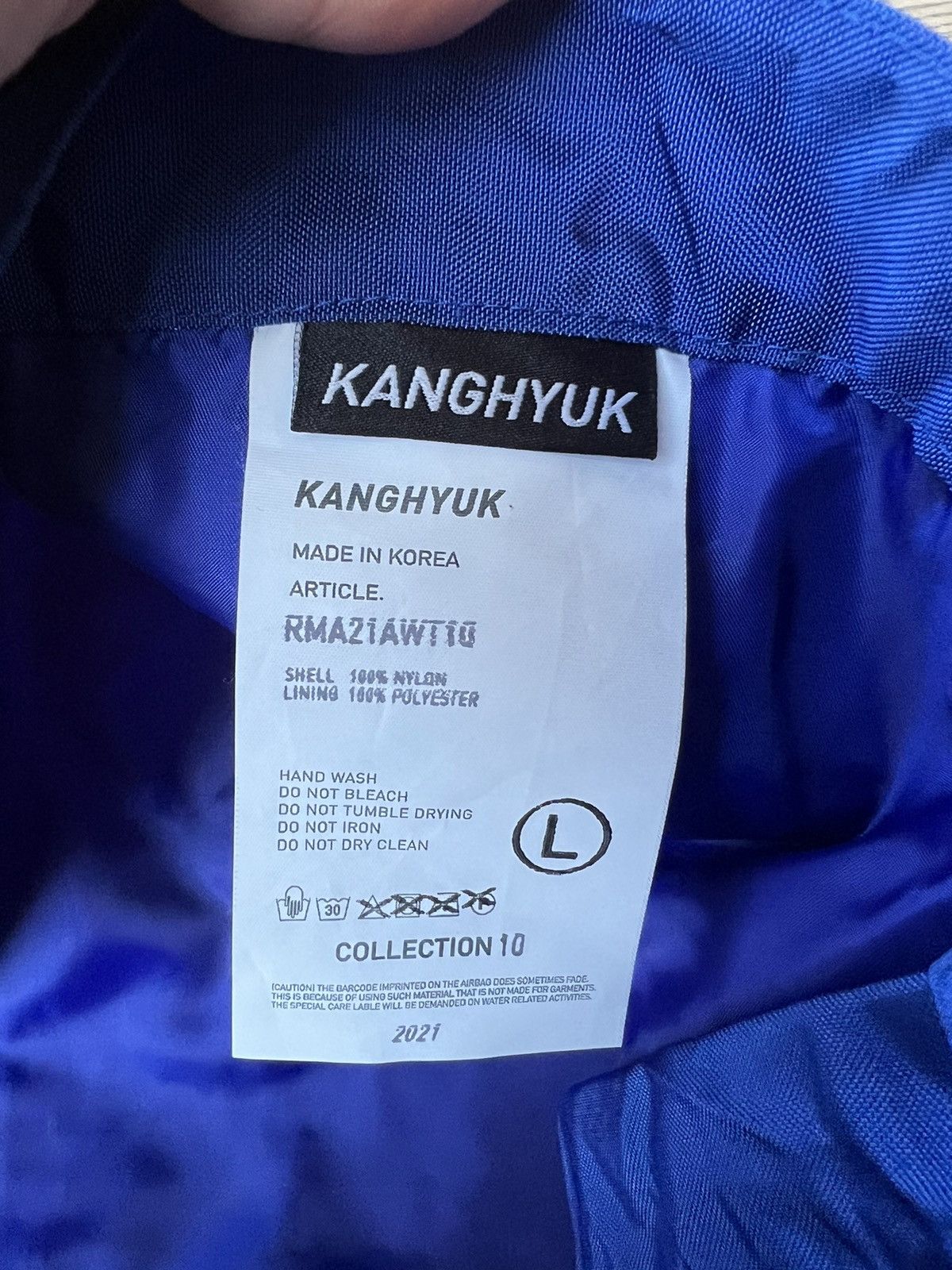 KANGHYUK Airbag Crinkle Nylon Metallic Blue Pants Size US 32 / EU 48 - 6 Thumbnail