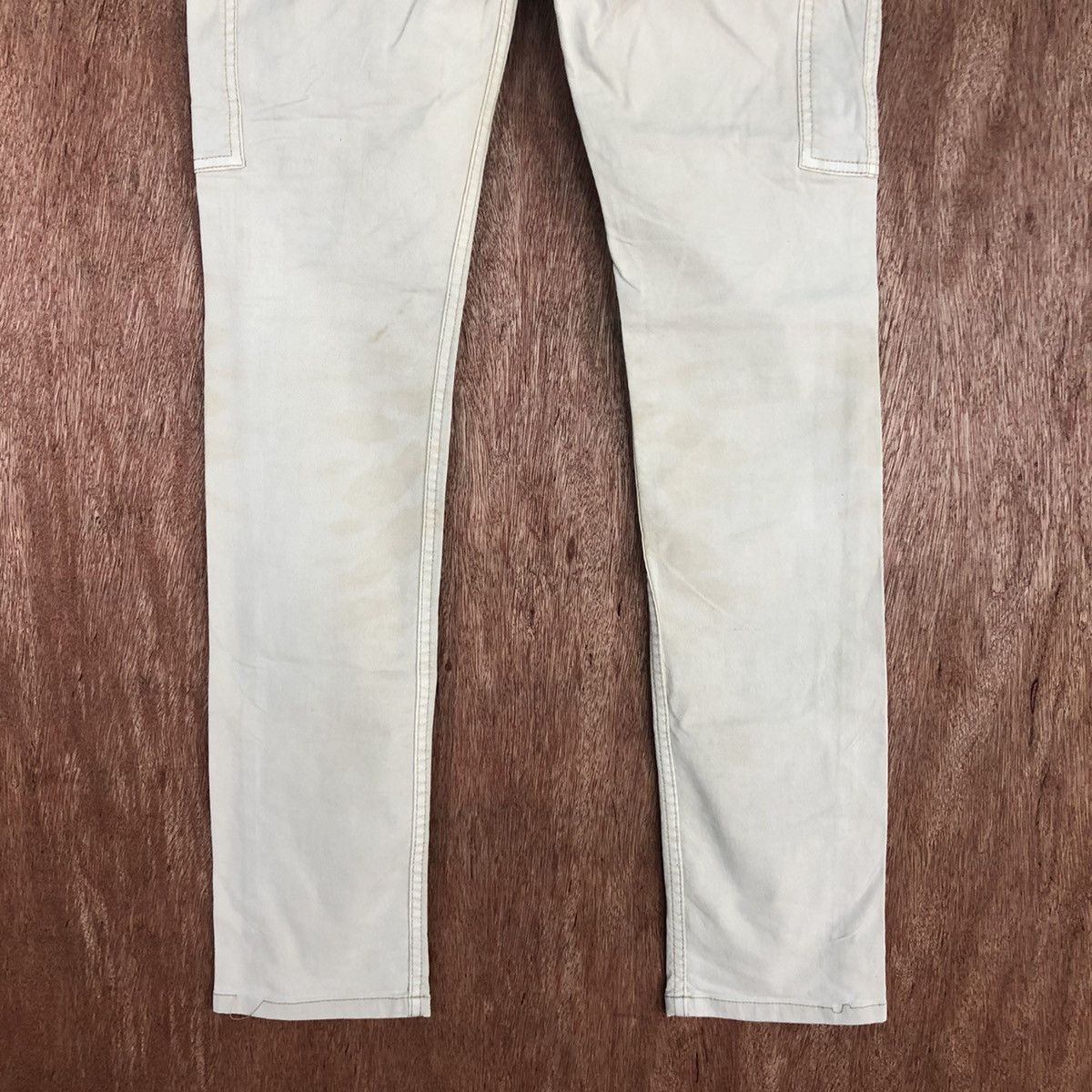 Japanese Brand D Uniqlo Cream tactical vtg Multipocket Cargo Pants #2340 Size 25" / US 0 / IT 36 - 10 Thumbnail