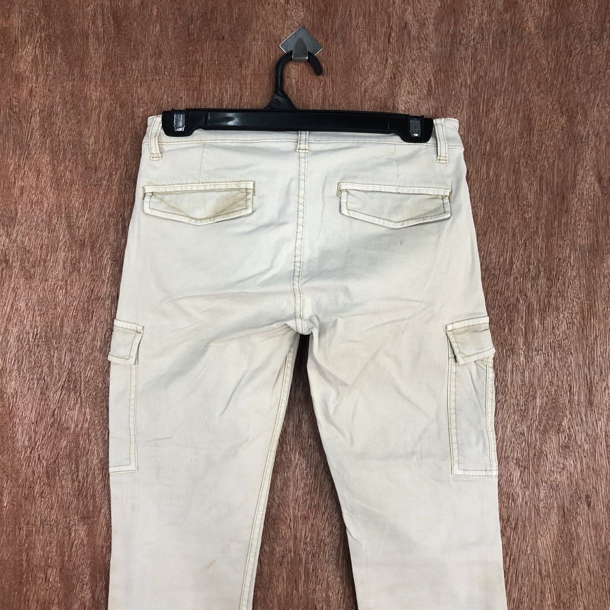 Japanese Brand D Uniqlo Cream tactical vtg Multipocket Cargo Pants #2340 Size 25" / US 0 / IT 36 - 9 Thumbnail