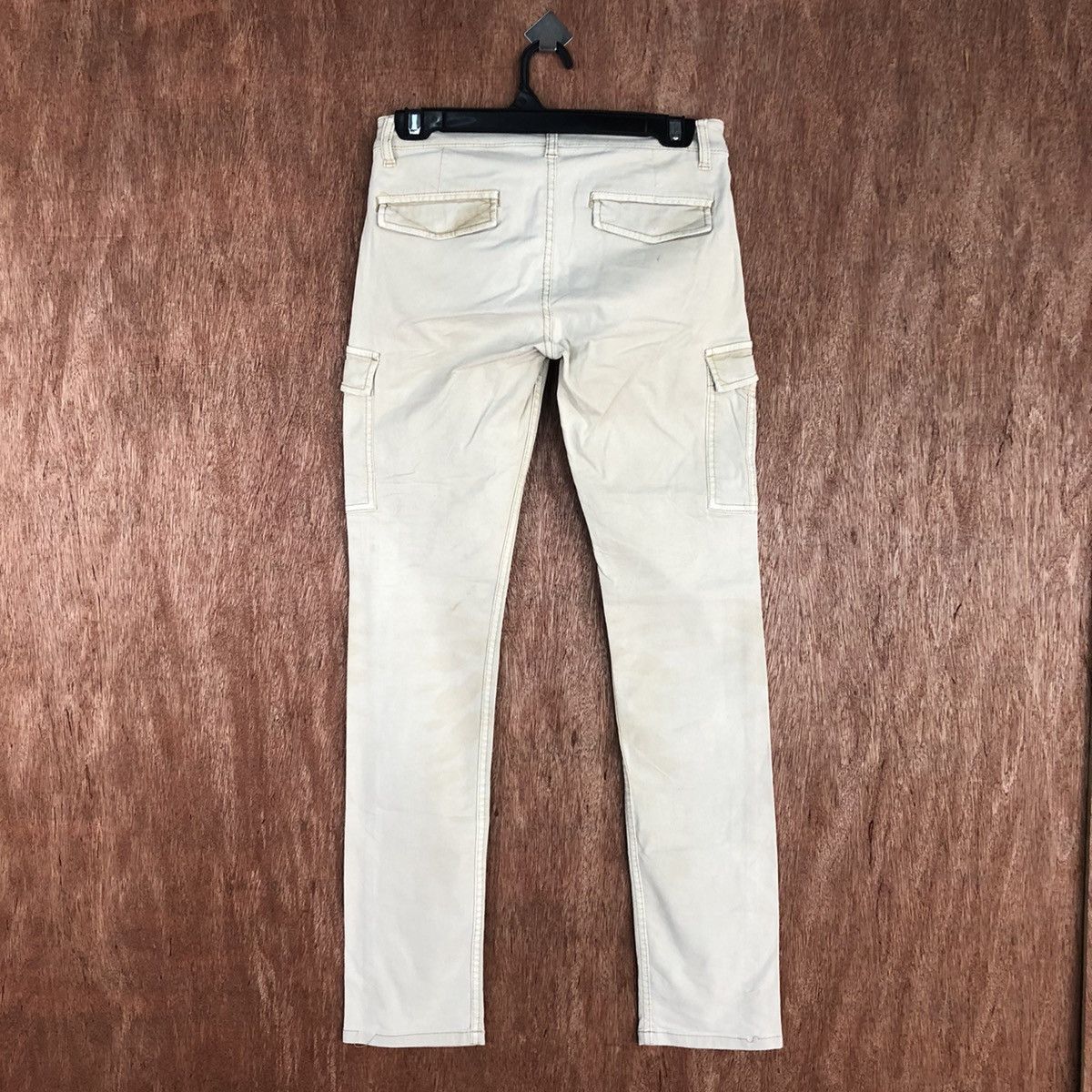 Japanese Brand D Uniqlo Cream tactical vtg Multipocket Cargo Pants #2340 Size 25" / US 0 / IT 36 - 8 Thumbnail