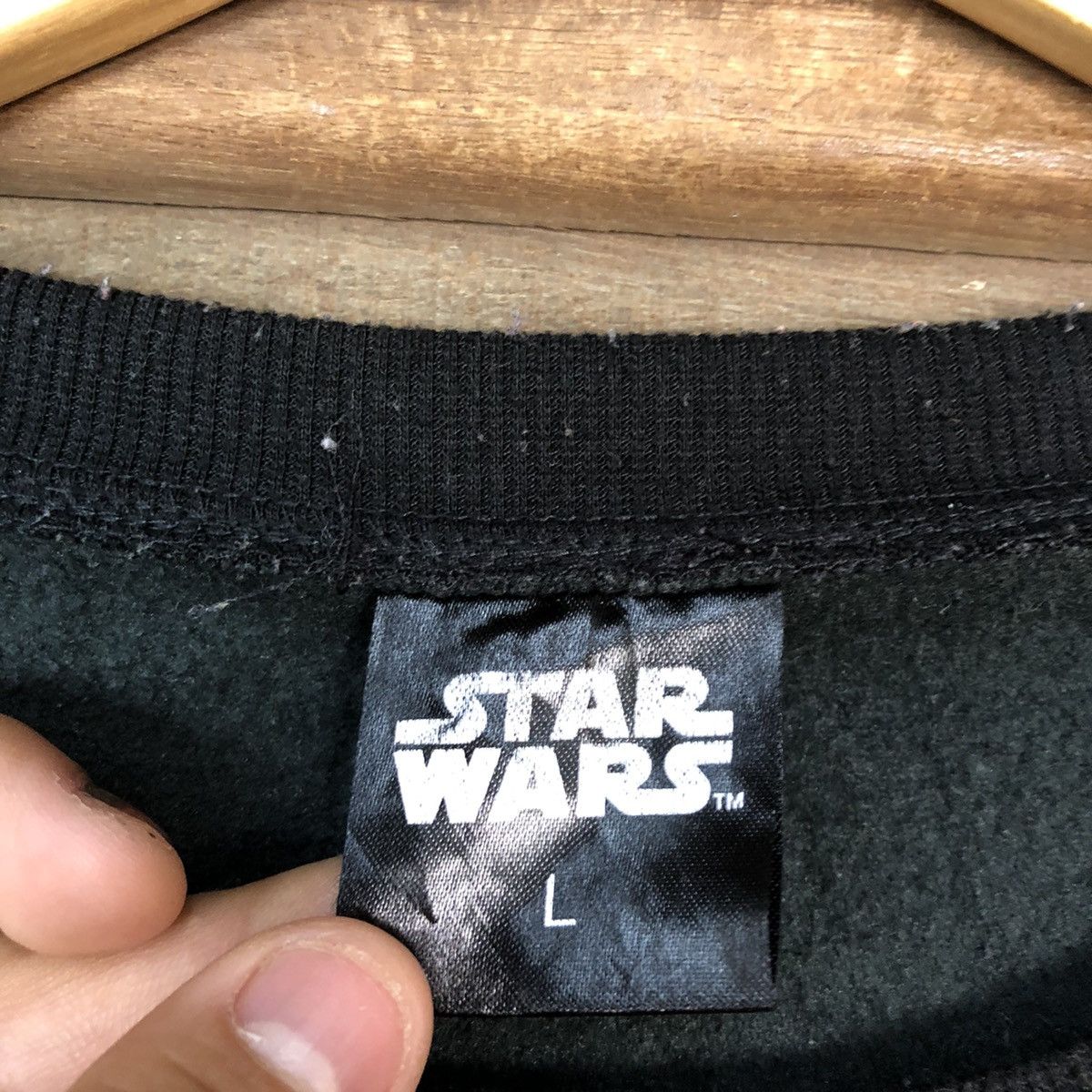 Star Wars × Vintage Star Wars movie Black Sweatshirt #5526 Size US M / EU 48-50 / 2 - 12 Thumbnail
