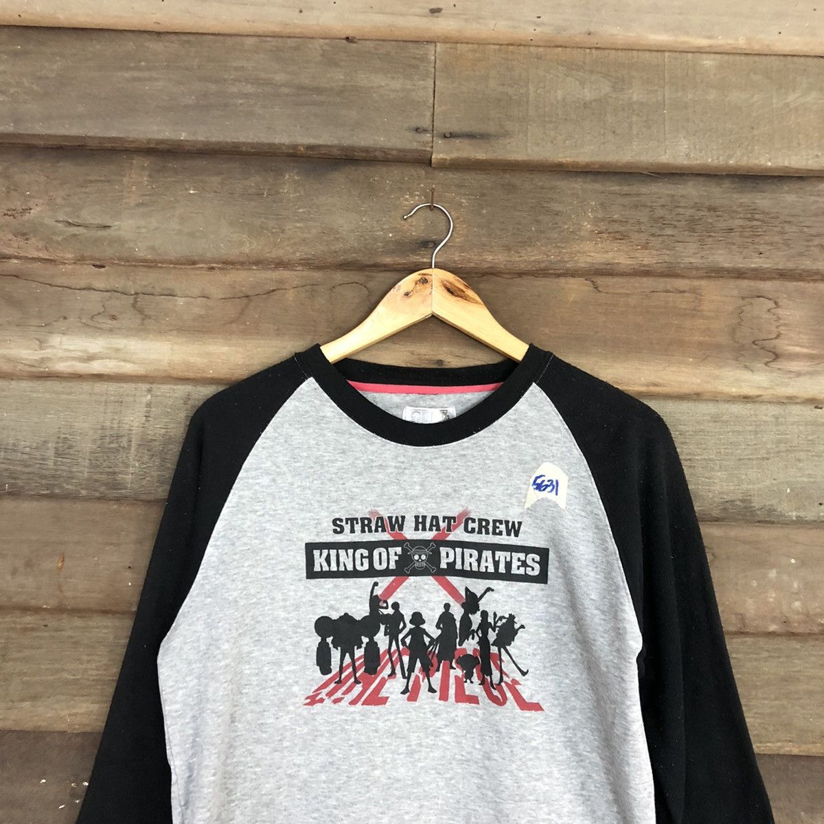Anime × One Piece One Piece Grey Long Sleeve Shirt #5631 Size US M / EU 48-50 / 2 - 2 Thumbnail
