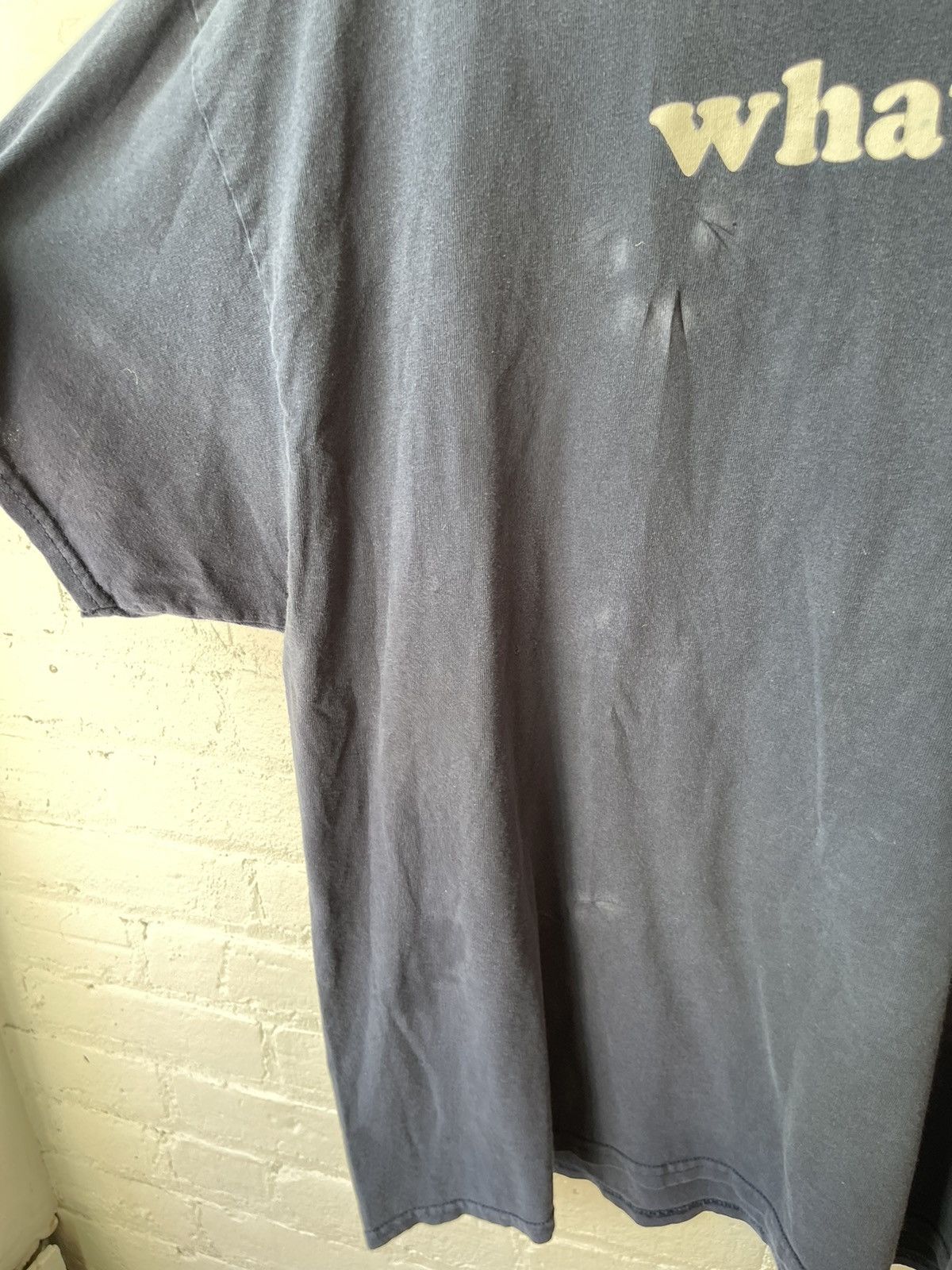 Vintage Vintage WHATEVER. Shirt Fuck off THRASHED Size US XL / EU 56 / 4 - 3 Thumbnail