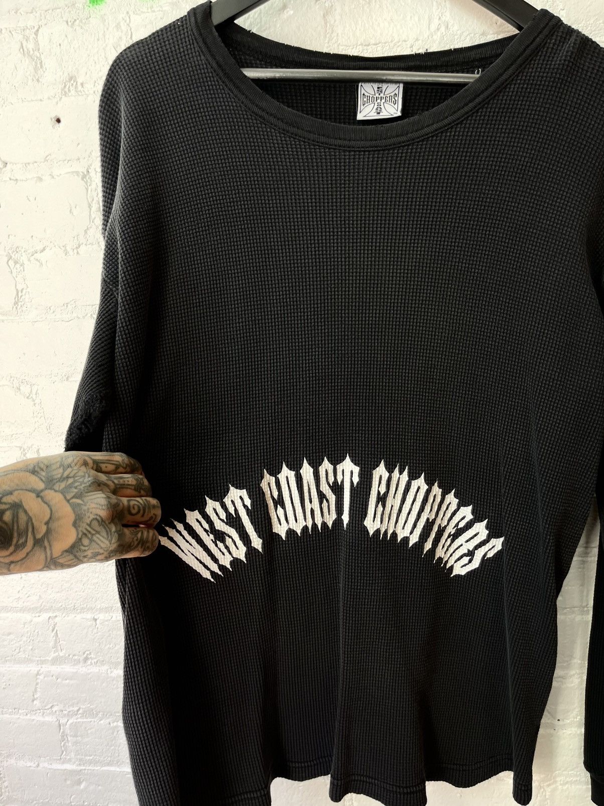 Vintage Vintage WCC West Coast Choppers THERMAL Logo Shirt Size US L / EU 52-54 / 3 - 2 Thumbnail