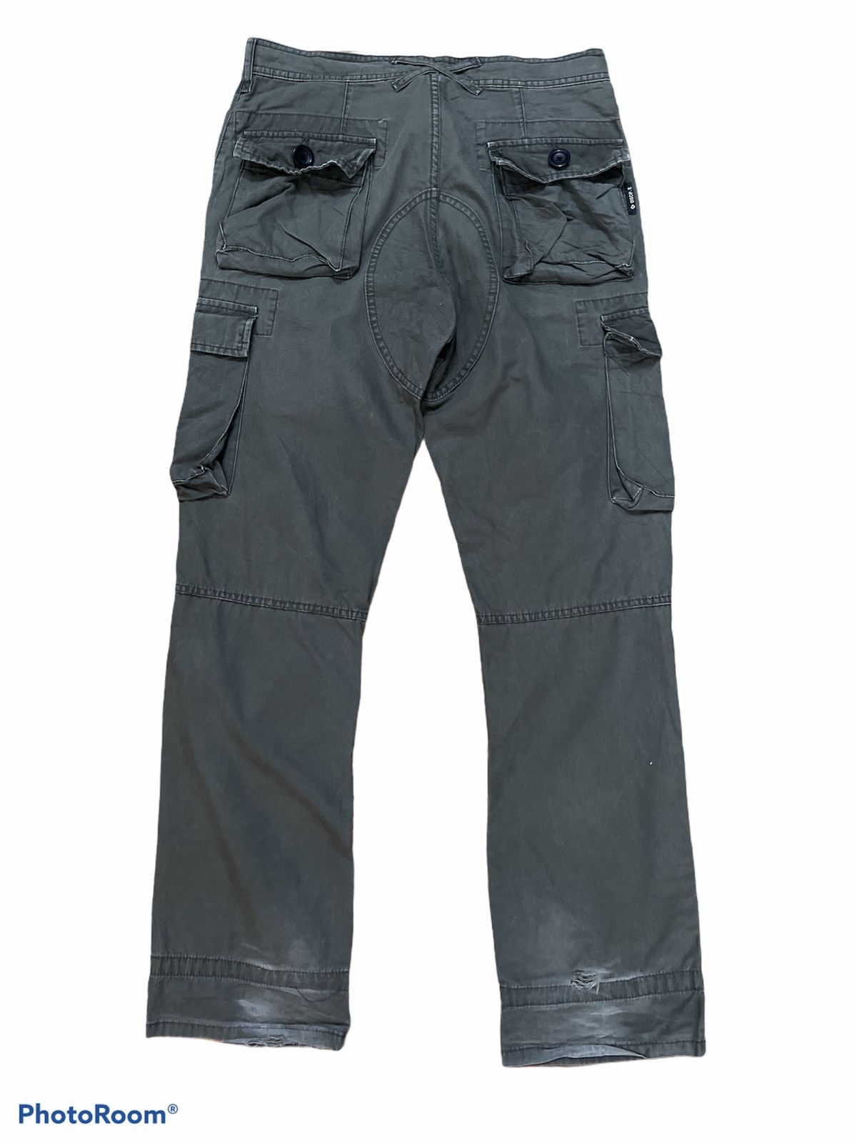 Japanese Brand Disciple Motorcyclist Cargo Multi Pocket Tactical Pants Size US 30 / EU 46 - 2 Thumbnail