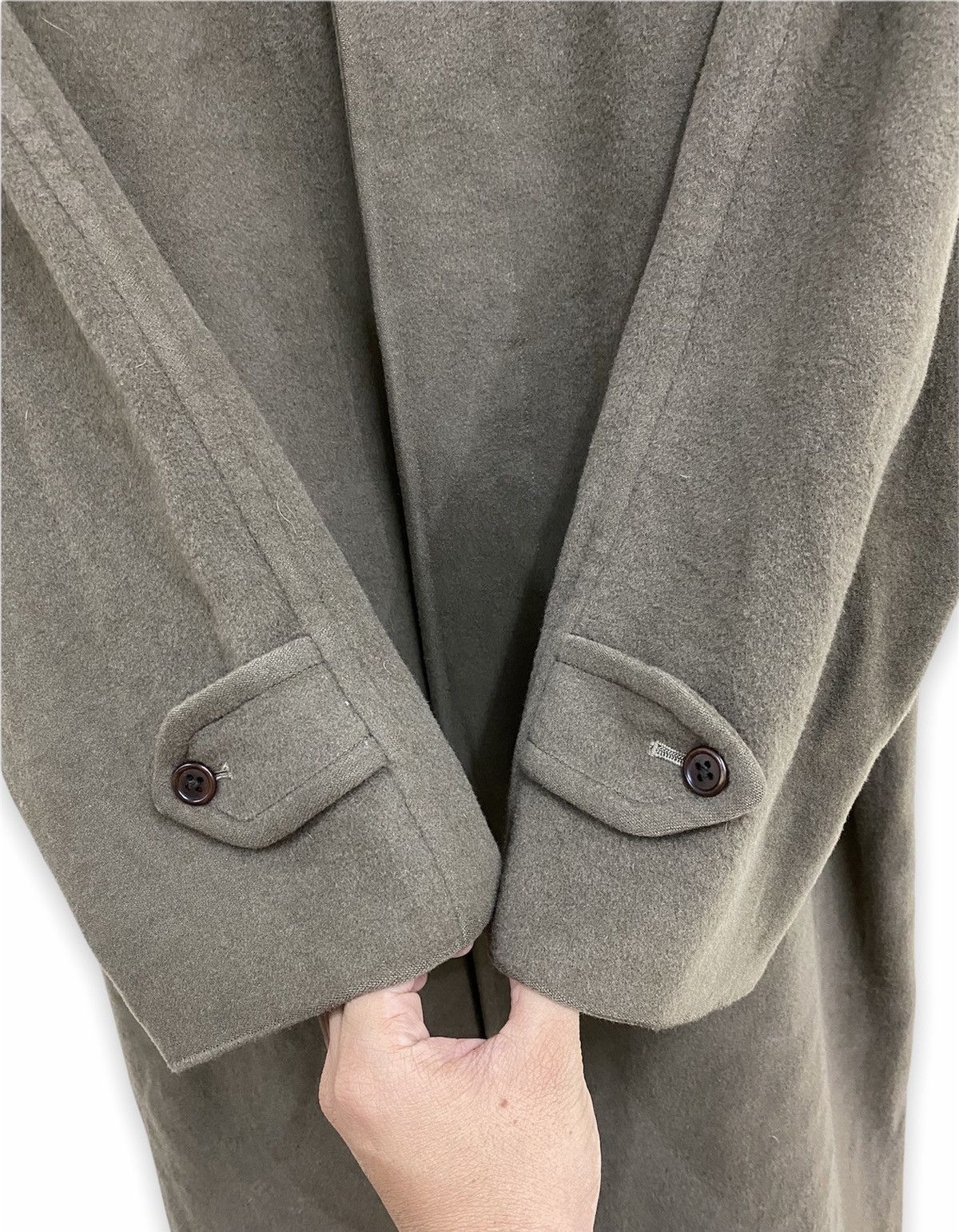Burberry Vintage Burberrys Wool And Cashmere Long Jacket Very Nice Size US M / EU 48-50 / 2 - 5 Thumbnail