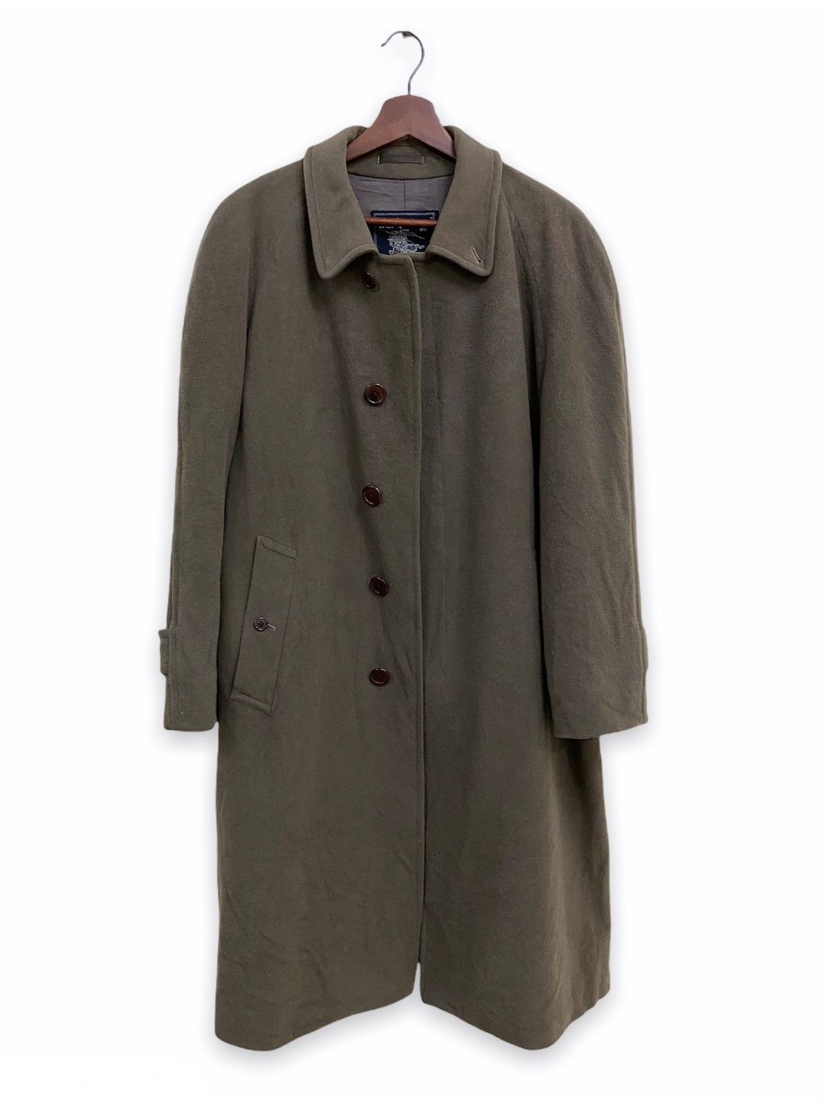 Burberry Vintage Burberrys Wool And Cashmere Long Jacket Very Nice Size US M / EU 48-50 / 2 - 1 Thumbnail