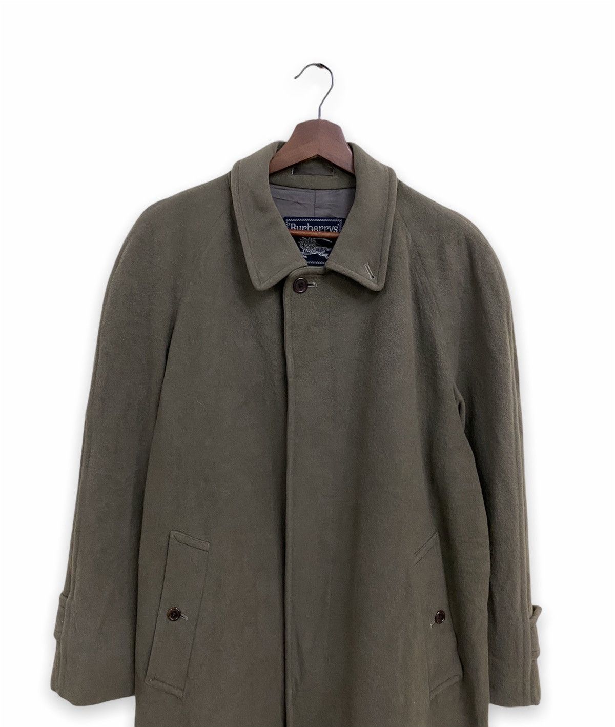 Burberry Vintage Burberrys Wool And Cashmere Long Jacket Very Nice Size US M / EU 48-50 / 2 - 4 Thumbnail