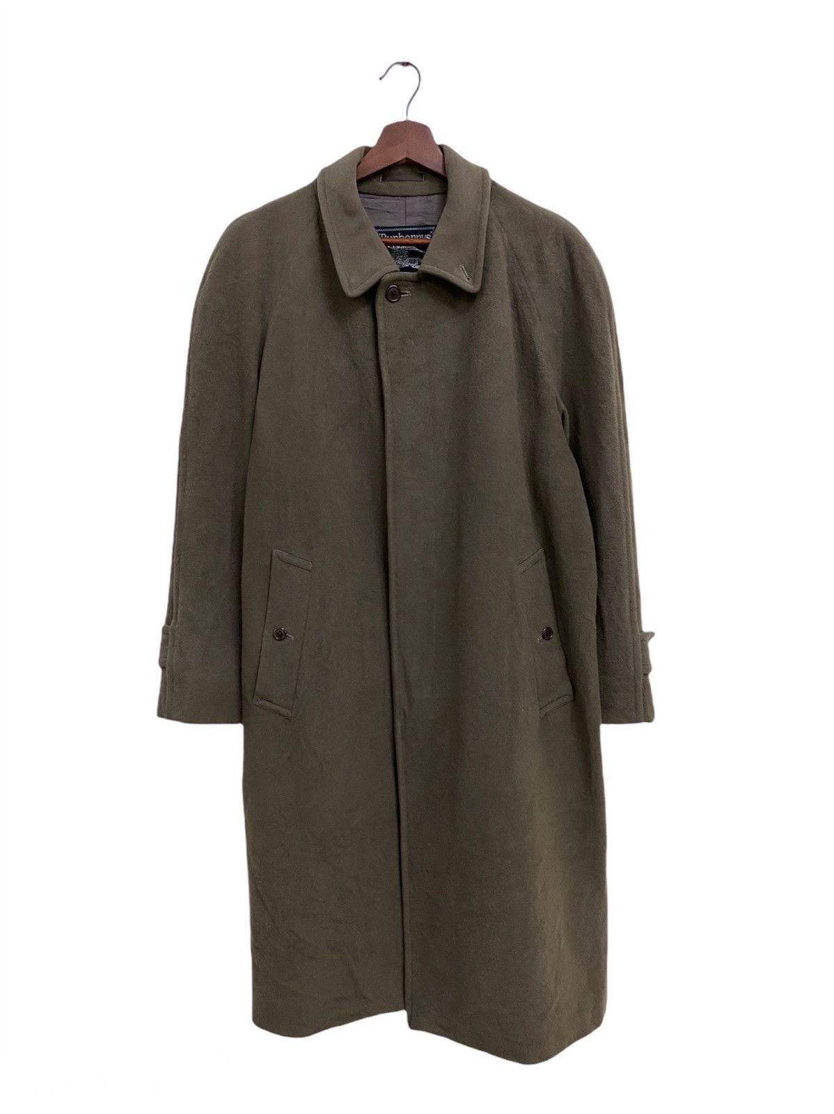 Burberry Vintage Burberrys Wool And Cashmere Long Jacket Very Nice Size US M / EU 48-50 / 2 - 2 Thumbnail