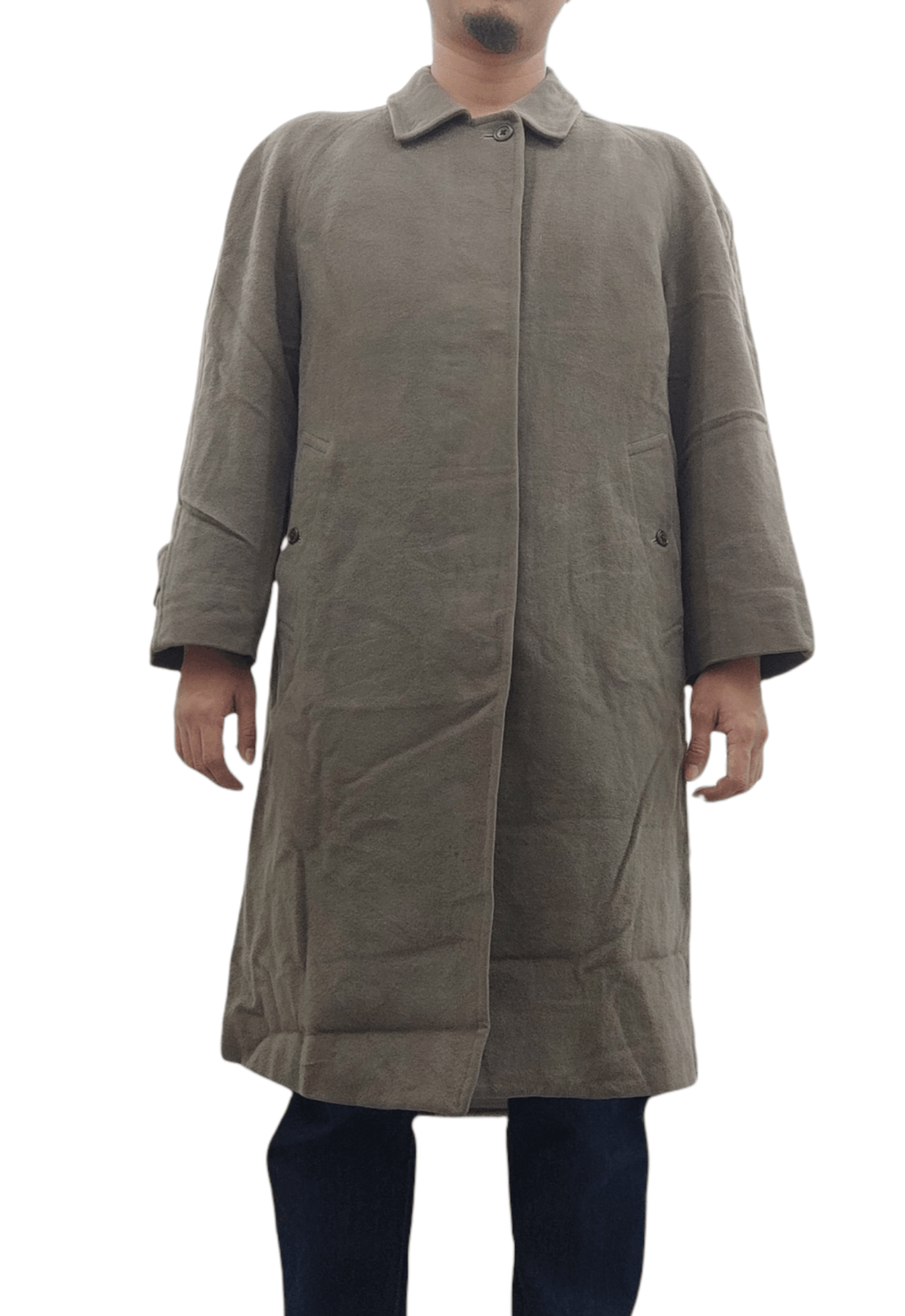 Burberry Vintage Burberrys Wool And Cashmere Long Jacket Very Nice Size US M / EU 48-50 / 2 - 15 Thumbnail