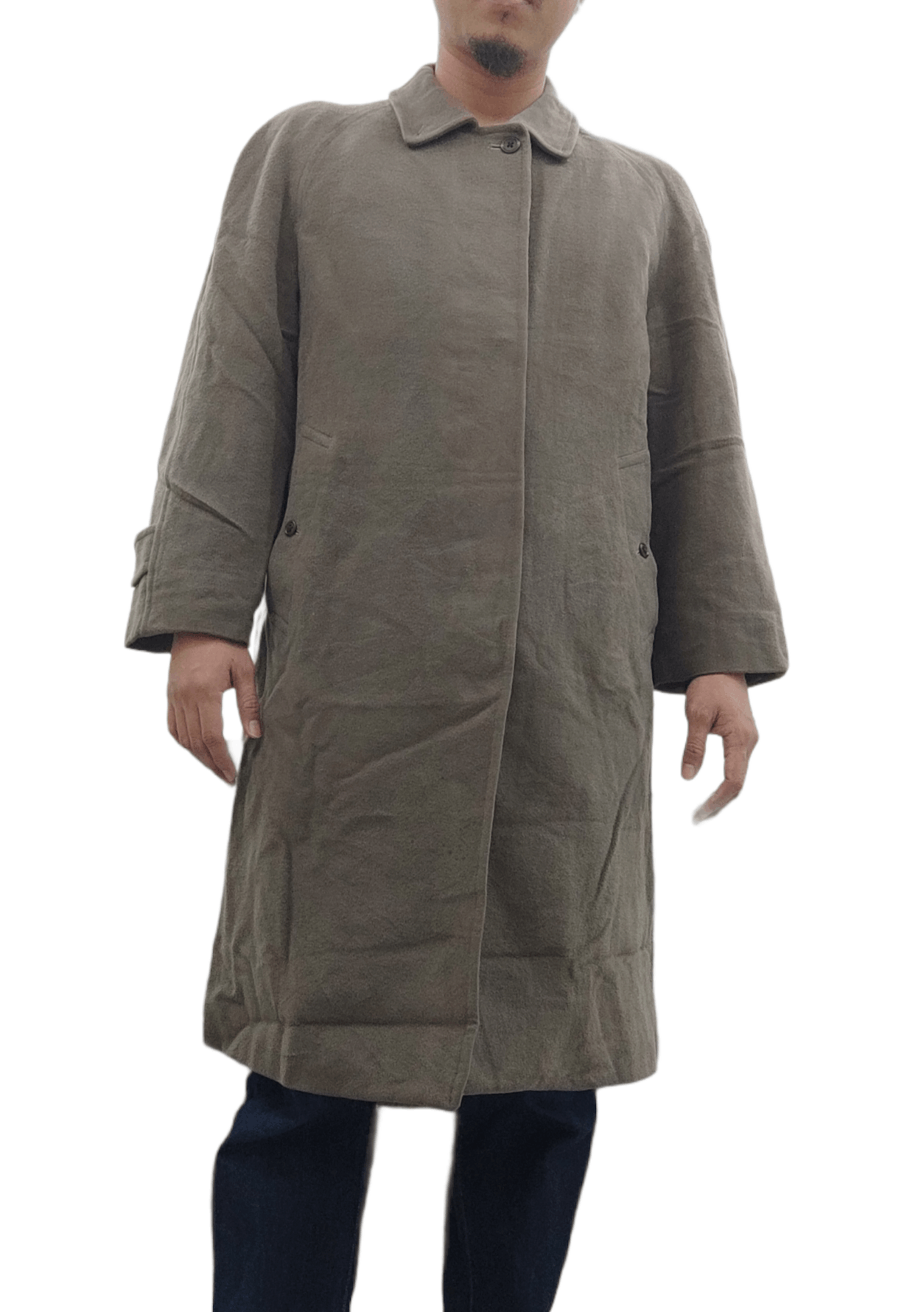 Burberry Vintage Burberrys Wool And Cashmere Long Jacket Very Nice Size US M / EU 48-50 / 2 - 16 Thumbnail