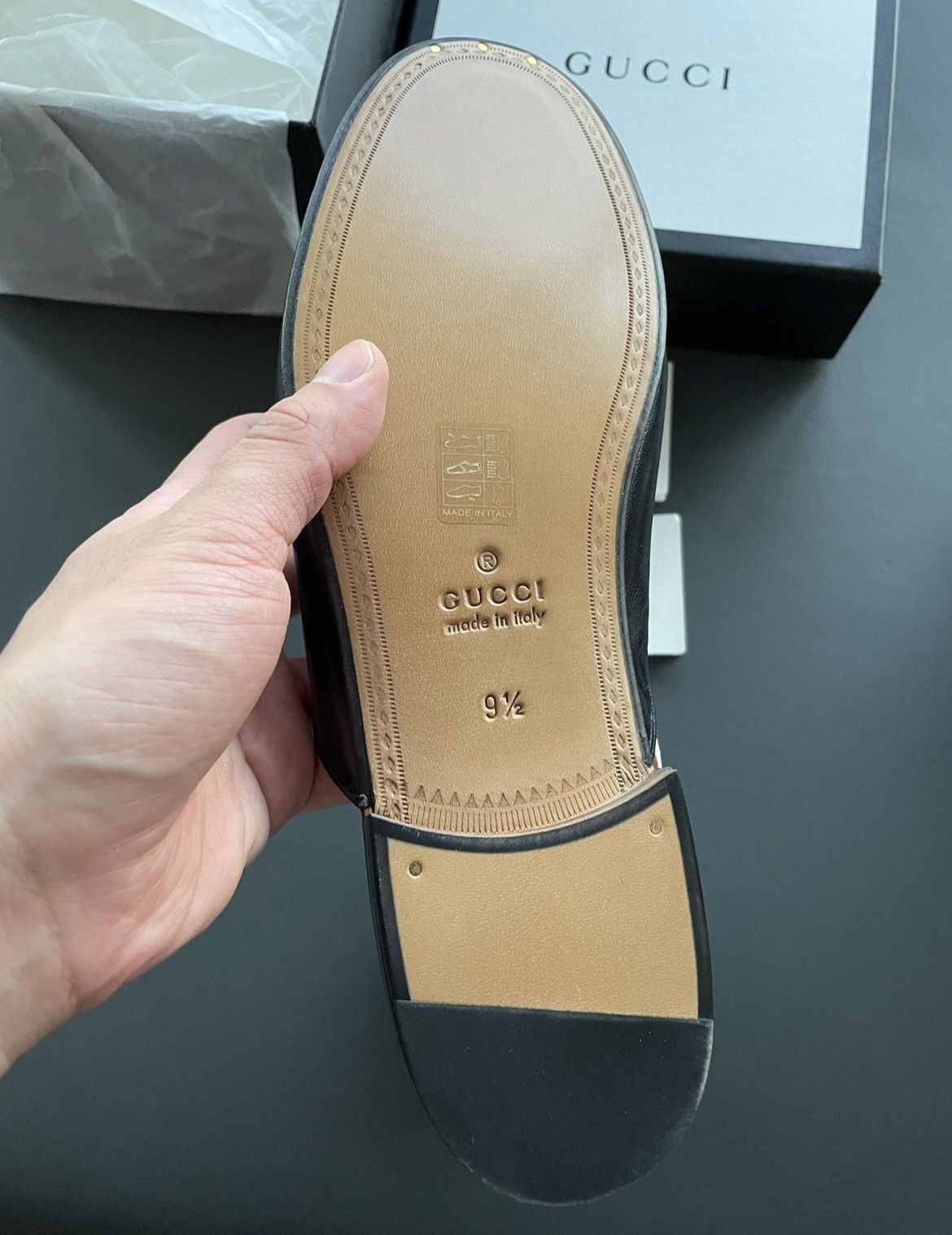 Gucci Limited Edition Horsebit Leather Loafer Gucci Elastic Band Size US 9.5 / EU 42-43 - 6 Thumbnail