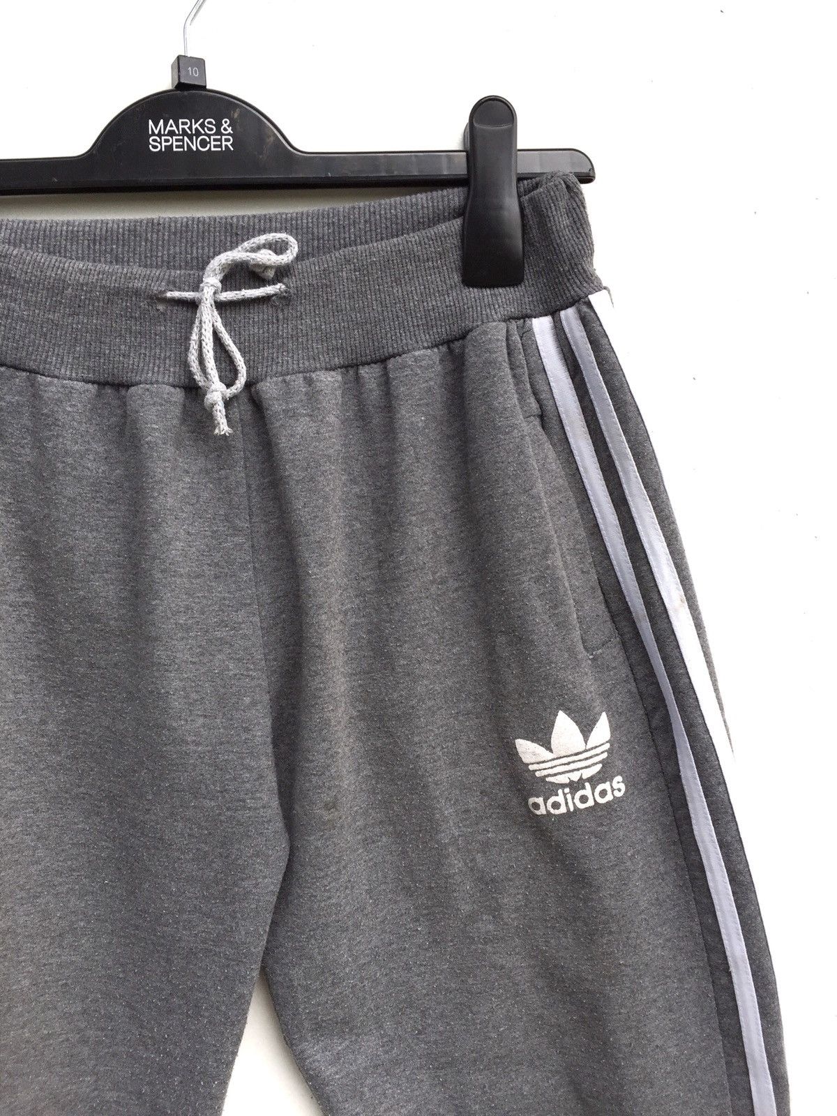 Adidas × Vintage Vintage 90s Adidas Front Logo Joggers Size US 26 / EU 42 - 5 Thumbnail