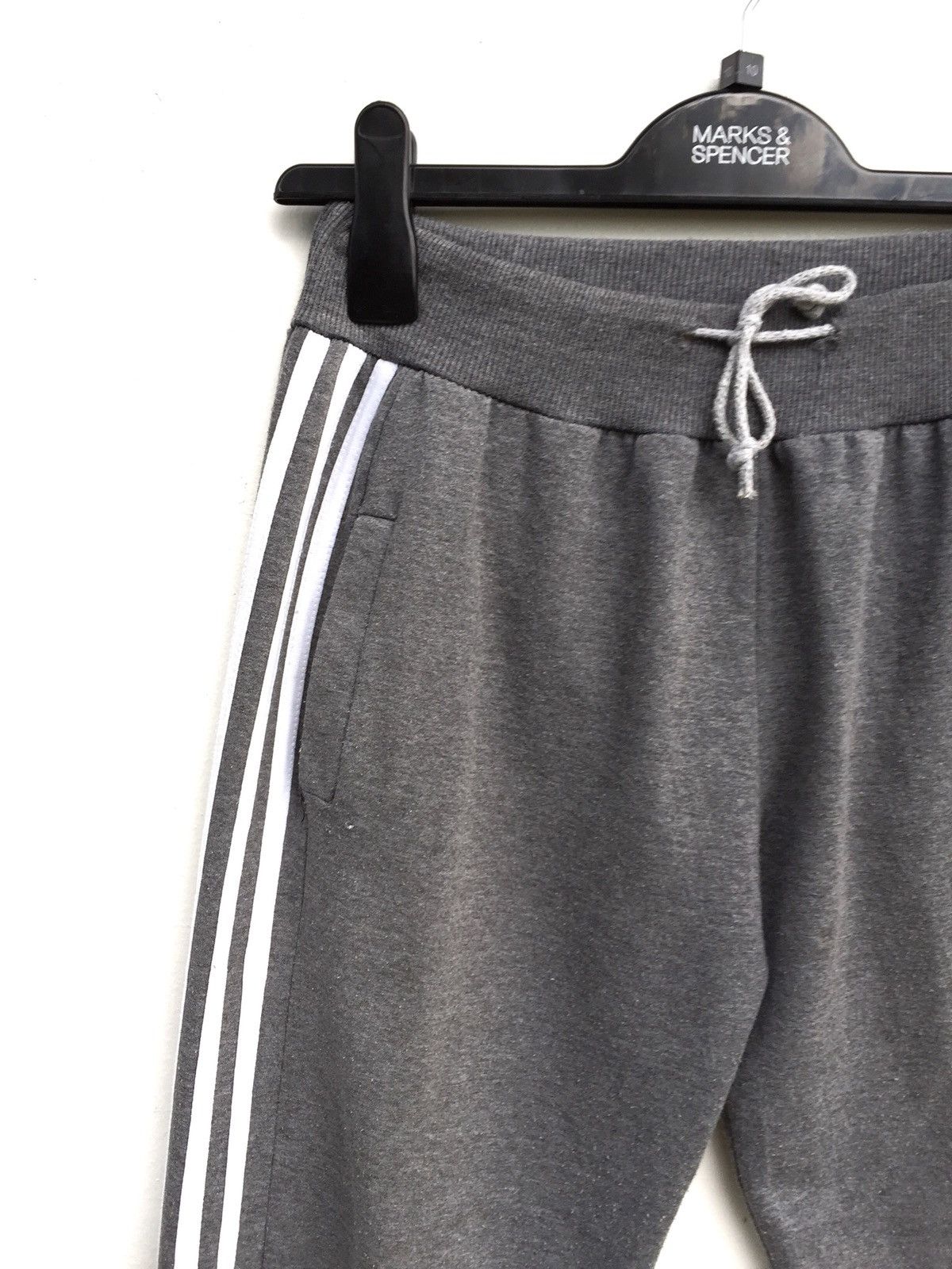 Adidas × Vintage Vintage 90s Adidas Front Logo Joggers Size US 26 / EU 42 - 4 Thumbnail