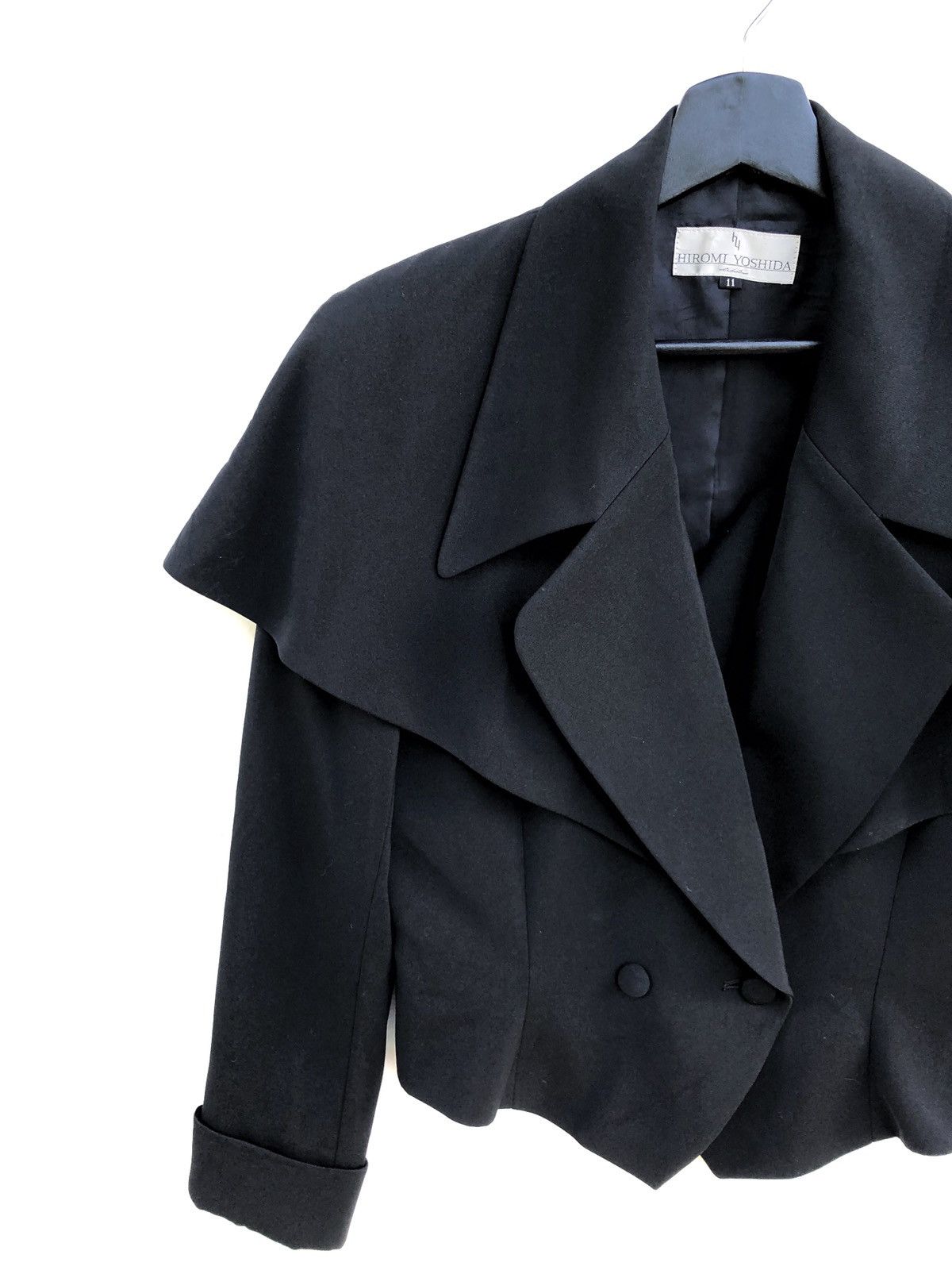 Japanese Brand Japanese Designer Hiromi Yoshida Black Jacket Size US S / EU 44-46 / 1 - 3 Thumbnail