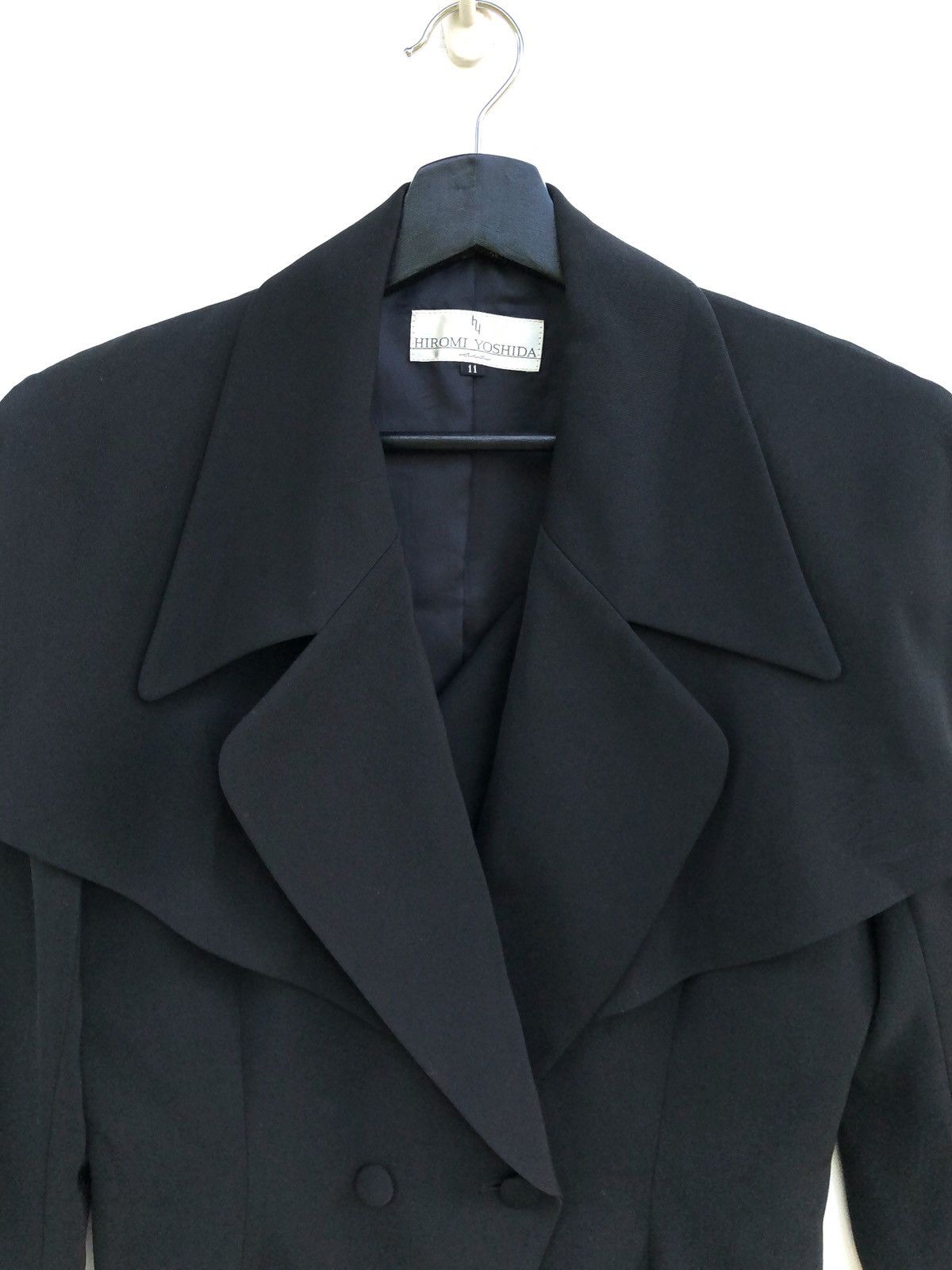 Japanese Brand Japanese Designer Hiromi Yoshida Black Jacket Size US S / EU 44-46 / 1 - 6 Thumbnail