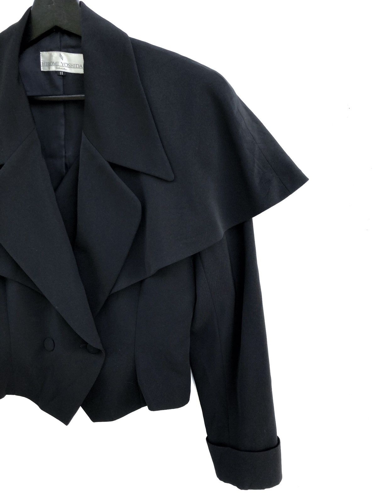 Japanese Brand Japanese Designer Hiromi Yoshida Black Jacket Size US S / EU 44-46 / 1 - 4 Thumbnail