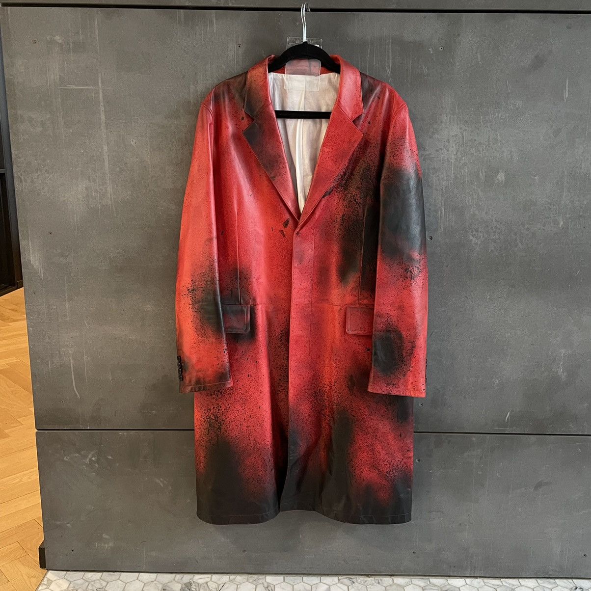 ステンカラーコート   205W39NYC  by Raf Simons Calvin Klein 205W39NYC × Raf Simons Calvin Klein 205w39nyc Red