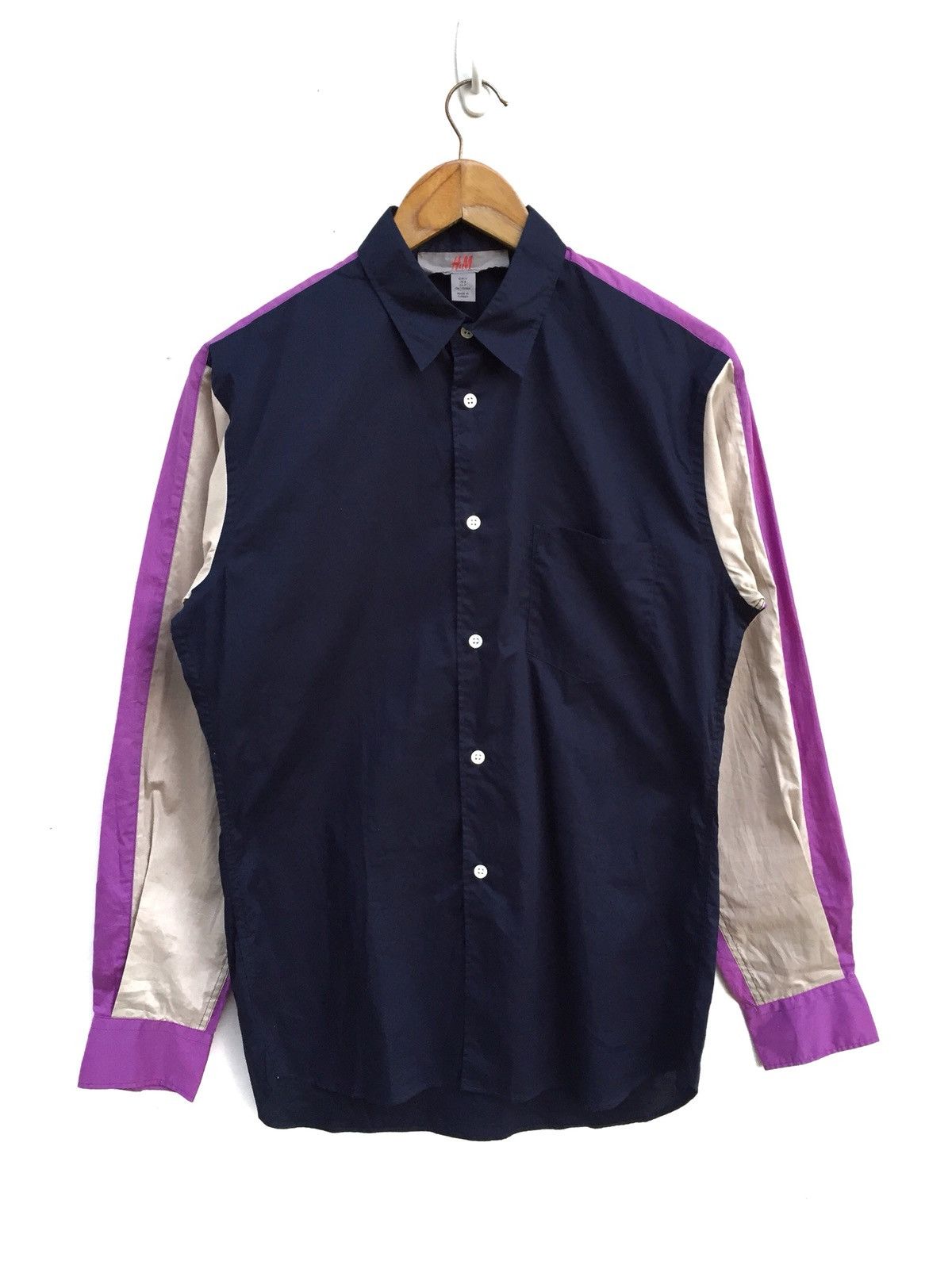 Comme des Garcons × H&M Vintage Comme des Garcons x H&M Multicolour Button Shirts Size US S / EU 44-46 / 1 - 1 Thumbnail