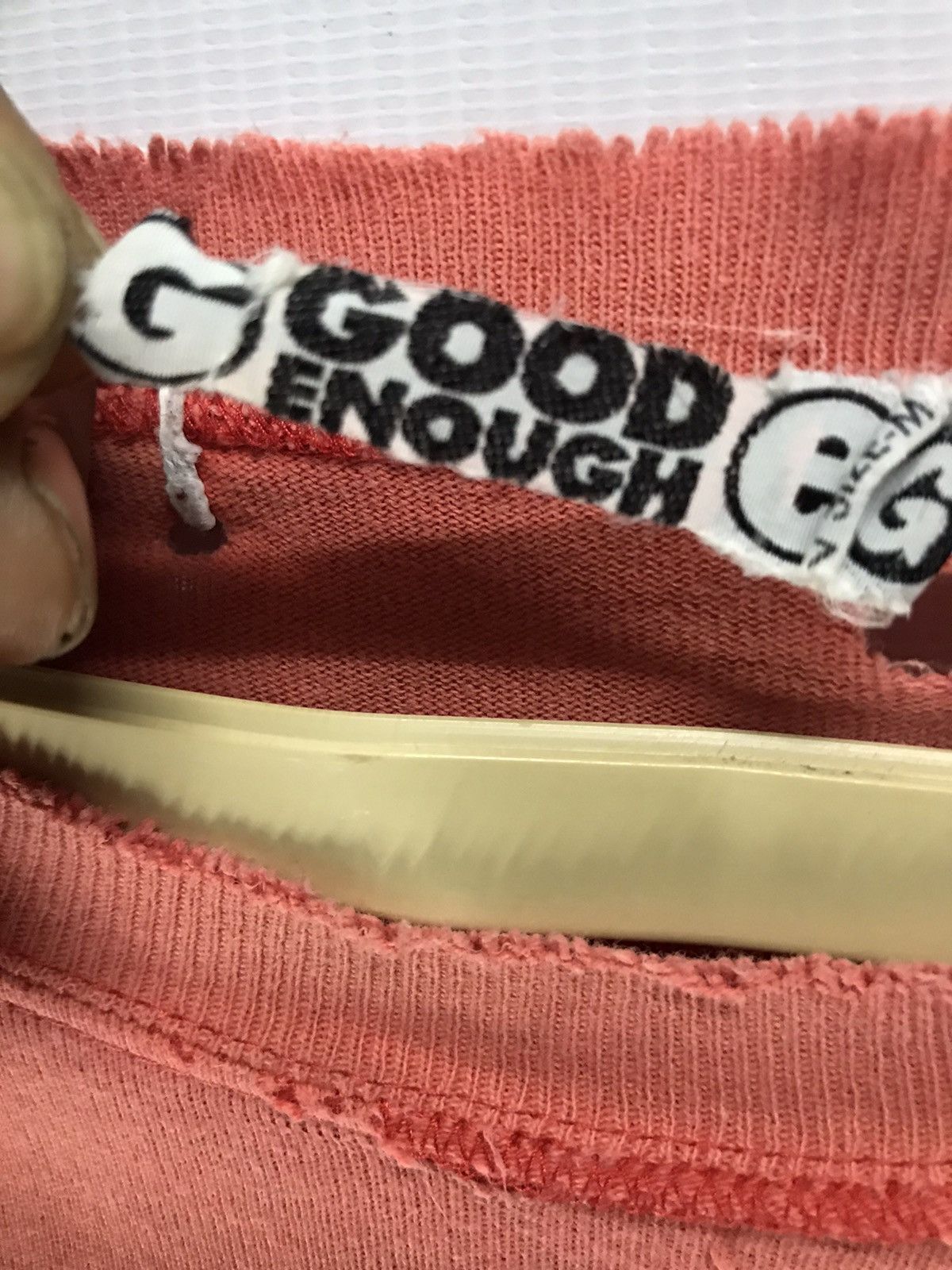 GOODENOUGH × Good Enough × Vintage Vintage distressed long sleeve good enough tee 1997 Size US M / EU 48-50 / 2 - 4 Thumbnail