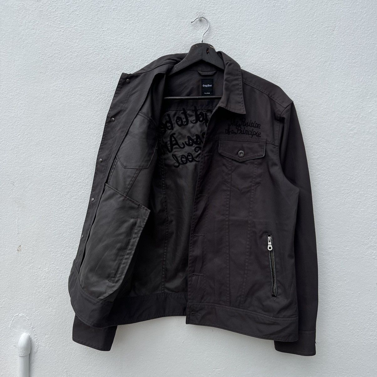 Hysteric Glamour CRAZY DEVIL RACER BIKER JACKET BIG LOGO Size US XL / EU 56 / 4 - 10 Thumbnail