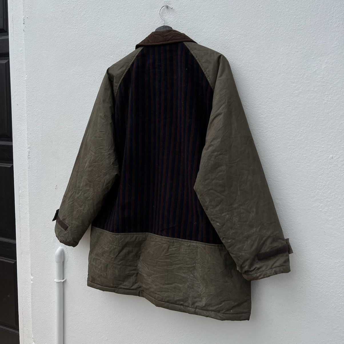 Nigel Cabourn RARE AUTHENTIC NIGEL CABOURN ENGLAND STRIPED WAX DESIGN Size US L / EU 52-54 / 3 - 10 Thumbnail