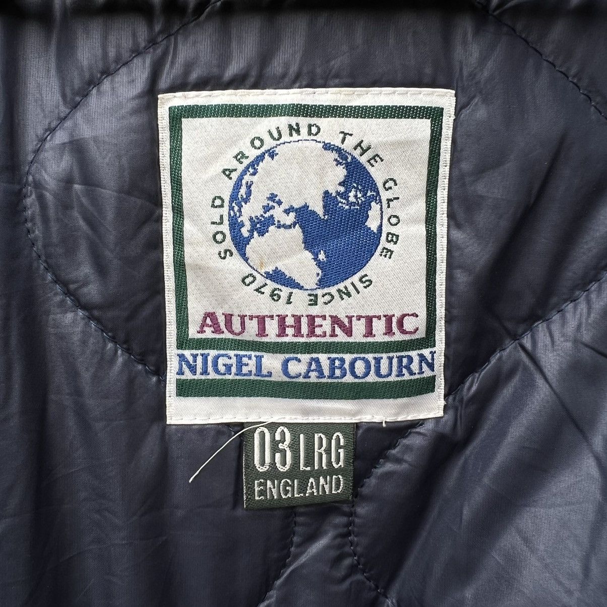 Nigel Cabourn RARE AUTHENTIC NIGEL CABOURN ENGLAND STRIPED WAX DESIGN Size US L / EU 52-54 / 3 - 16 Thumbnail