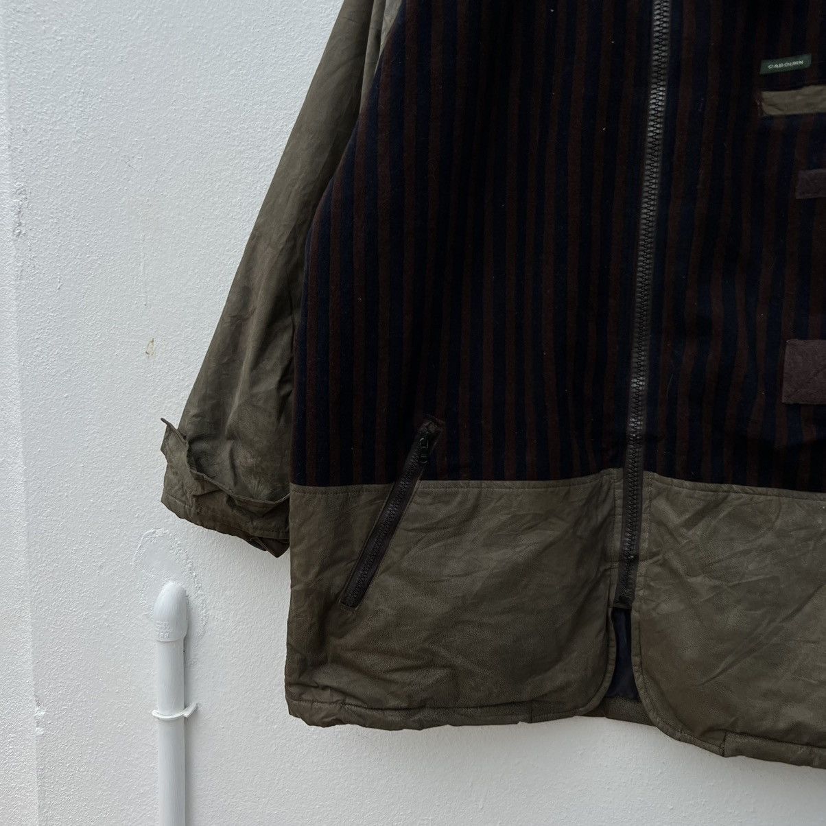 Nigel Cabourn RARE AUTHENTIC NIGEL CABOURN ENGLAND STRIPED WAX DESIGN Size US L / EU 52-54 / 3 - 4 Thumbnail