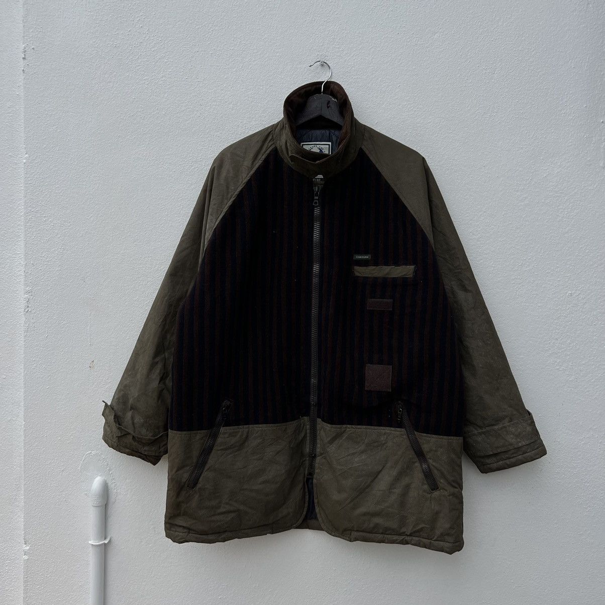 Nigel Cabourn RARE AUTHENTIC NIGEL CABOURN ENGLAND STRIPED WAX DESIGN Size US L / EU 52-54 / 3 - 11 Thumbnail