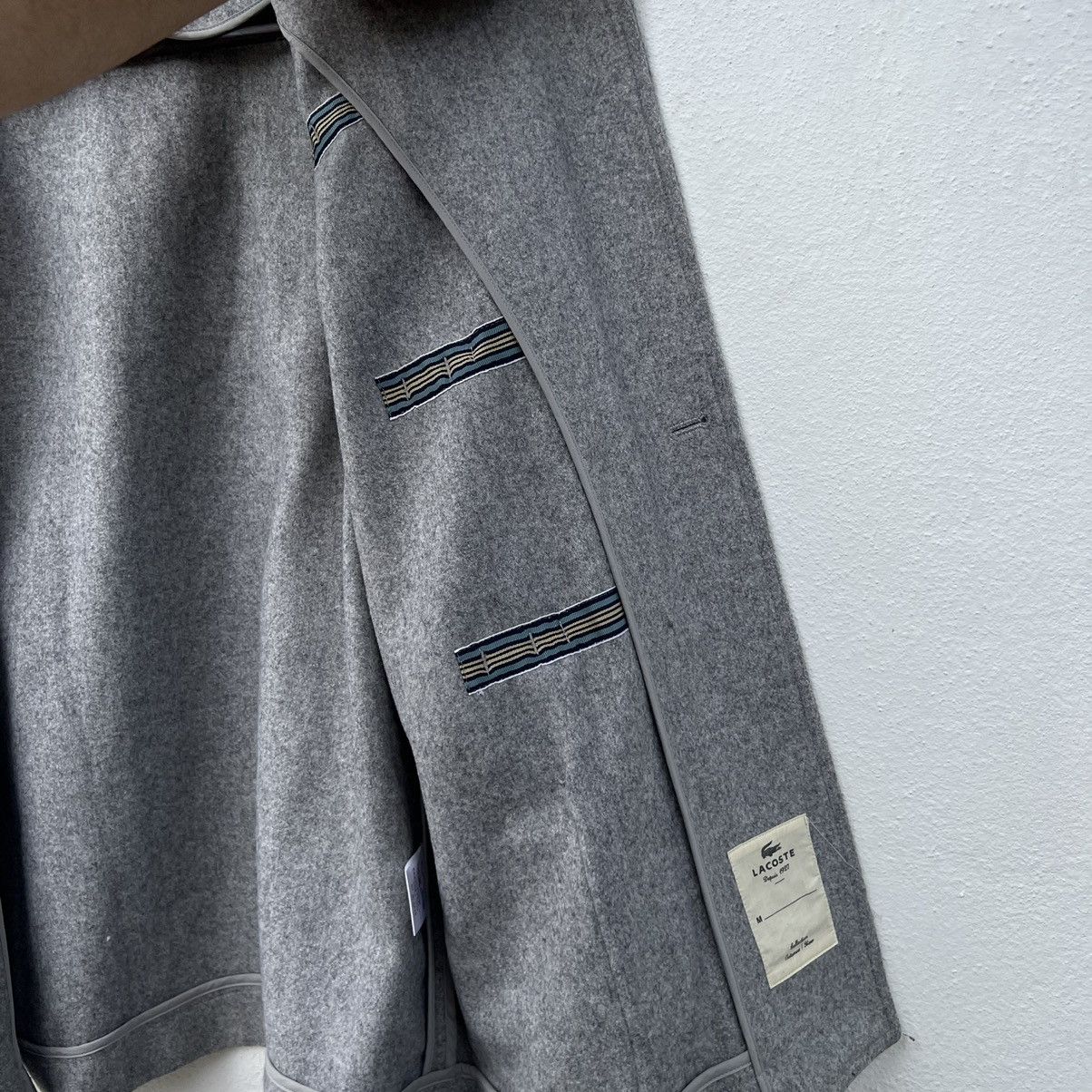 Japanese Brand VINTAGE LACOSTE WOOL DUFLE JACKET Size US M / EU 48-50 / 2 - 13 Thumbnail