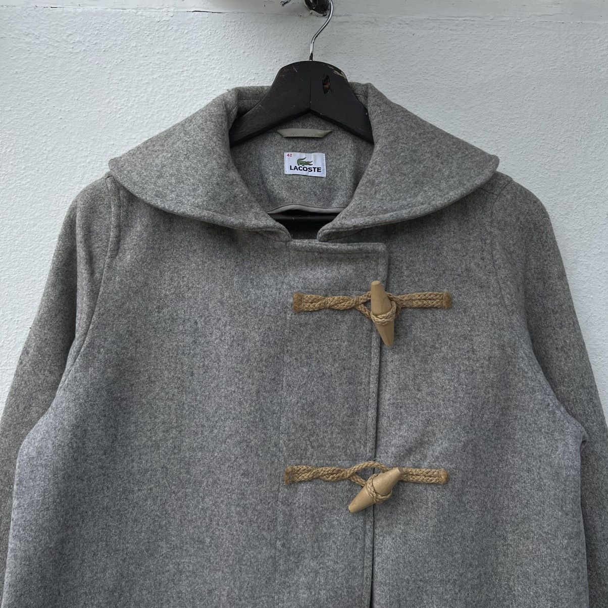 Japanese Brand VINTAGE LACOSTE WOOL DUFLE JACKET Size US M / EU 48-50 / 2 - 2 Thumbnail