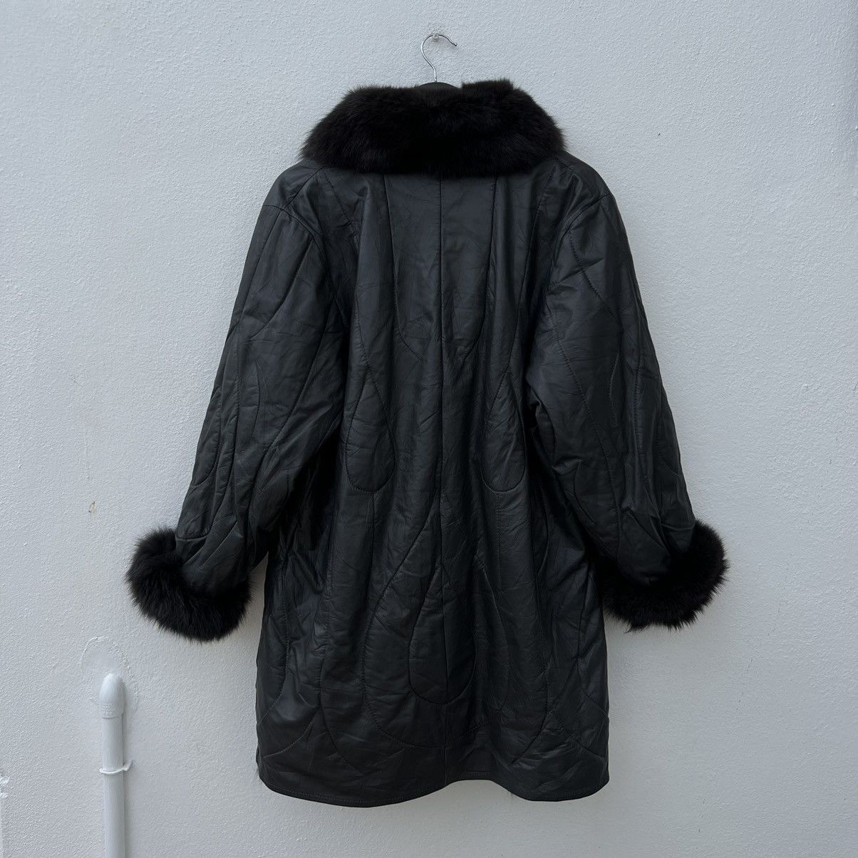 Japanese Brand ULTIMATE BLACK SOFT LEATHER MINK FUR SHEARLING LINING Size US M / EU 48-50 / 2 - 8 Thumbnail