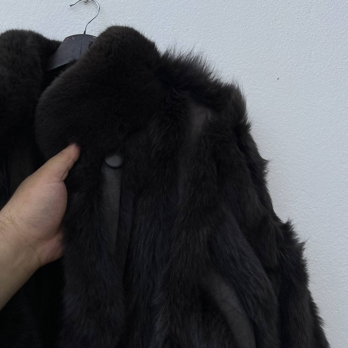 Japanese Brand ULTIMATE BLACK SOFT LEATHER MINK FUR SHEARLING LINING Size US M / EU 48-50 / 2 - 13 Thumbnail