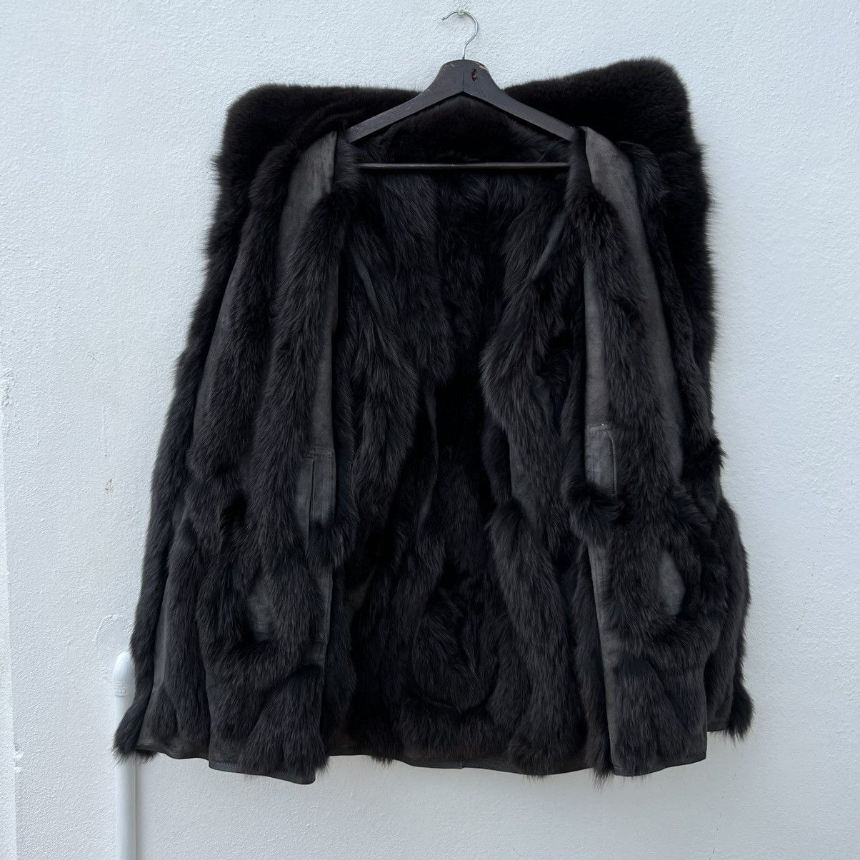 Japanese Brand ULTIMATE BLACK SOFT LEATHER MINK FUR SHEARLING LINING Size US M / EU 48-50 / 2 - 9 Thumbnail