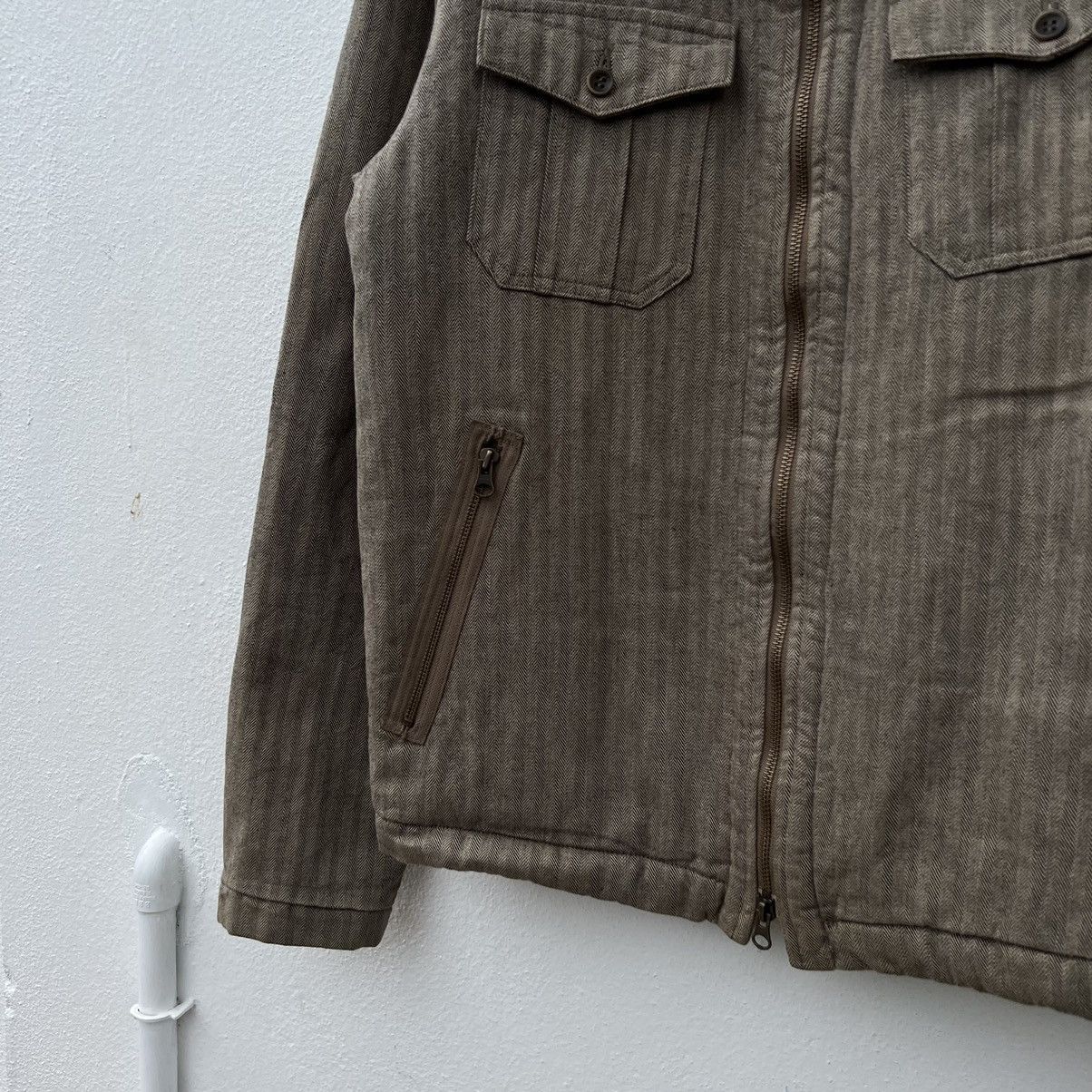 Japanese Brand ICONIC SHEARLING FLEECE LINING ALBE JAPAN BIKER JACKET Size US M / EU 48-50 / 2 - 4 Thumbnail