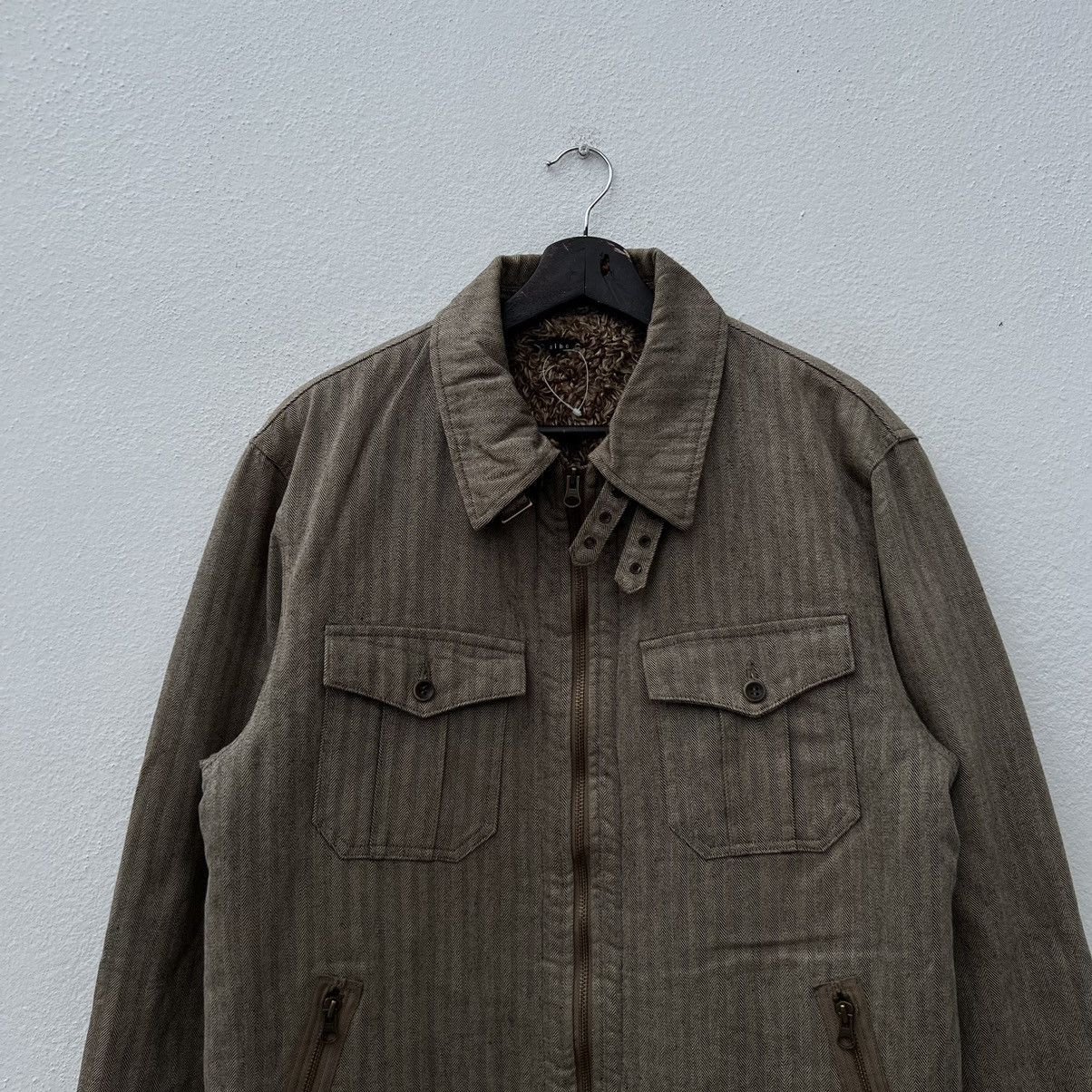 Japanese Brand ICONIC SHEARLING FLEECE LINING ALBE JAPAN BIKER JACKET Size US M / EU 48-50 / 2 - 3 Thumbnail