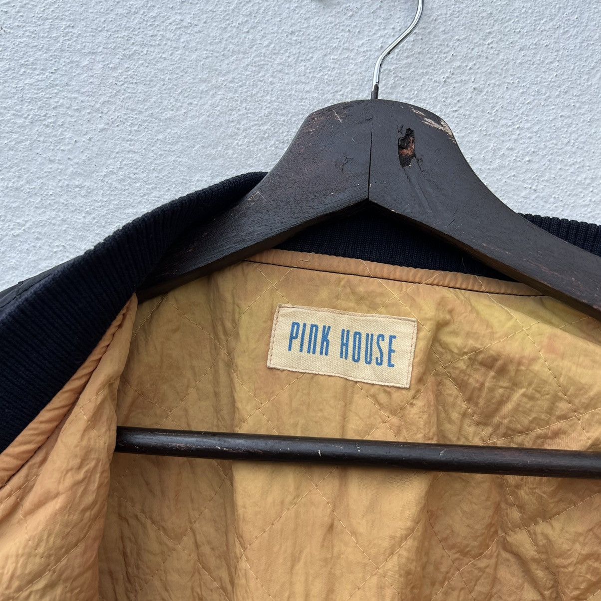 Japanese Brand VINTAGE PINK HOUSE FULL PATCH BOMBER JACKET Size US M / EU 48-50 / 2 - 13 Thumbnail