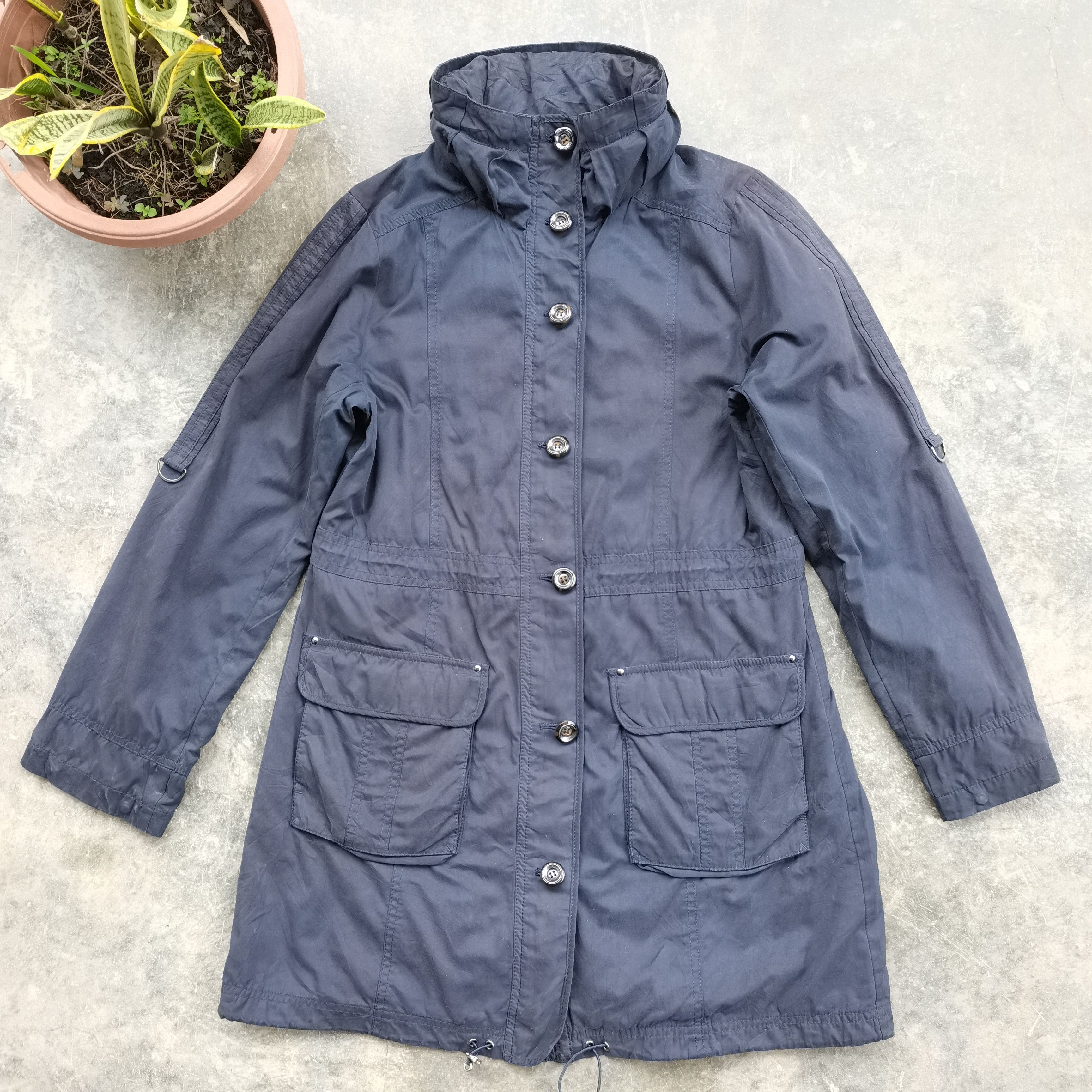 Japanese Brand × Vintage Vintage Mayson Grey Zipper Up Parka Long Jacket Size US M / EU 48-50 / 2 - 1 Thumbnail