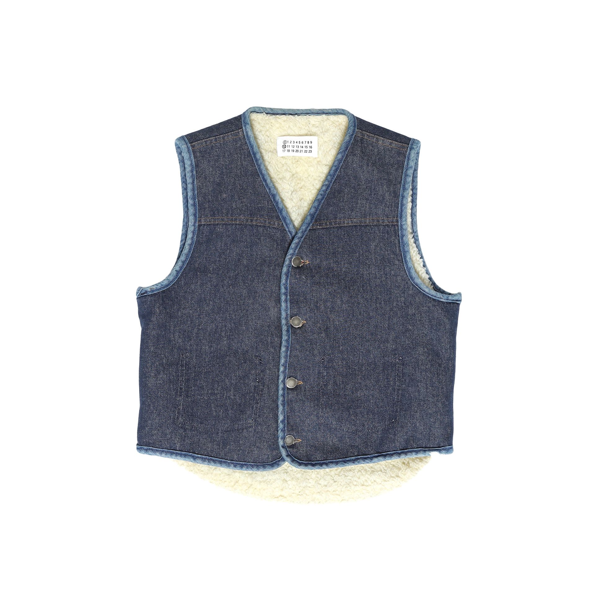 Maison Margiela Artisanal Shearling Vest Size US M / EU 48-50 / 2 - 1 Thumbnail