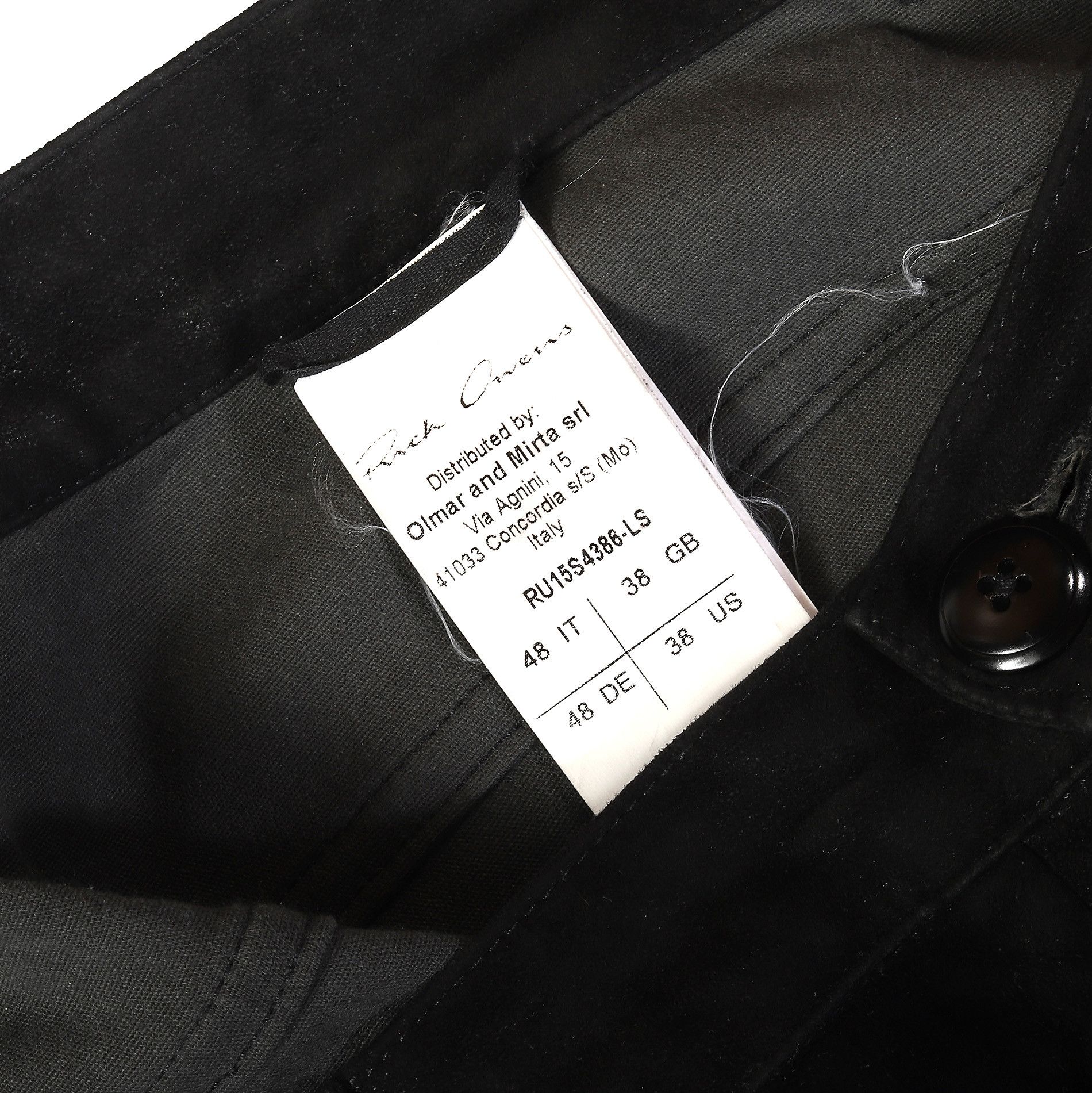 Rick Owens SS15 Faun black suede Memphis pants Size US 32 / EU 48 - 4 Thumbnail