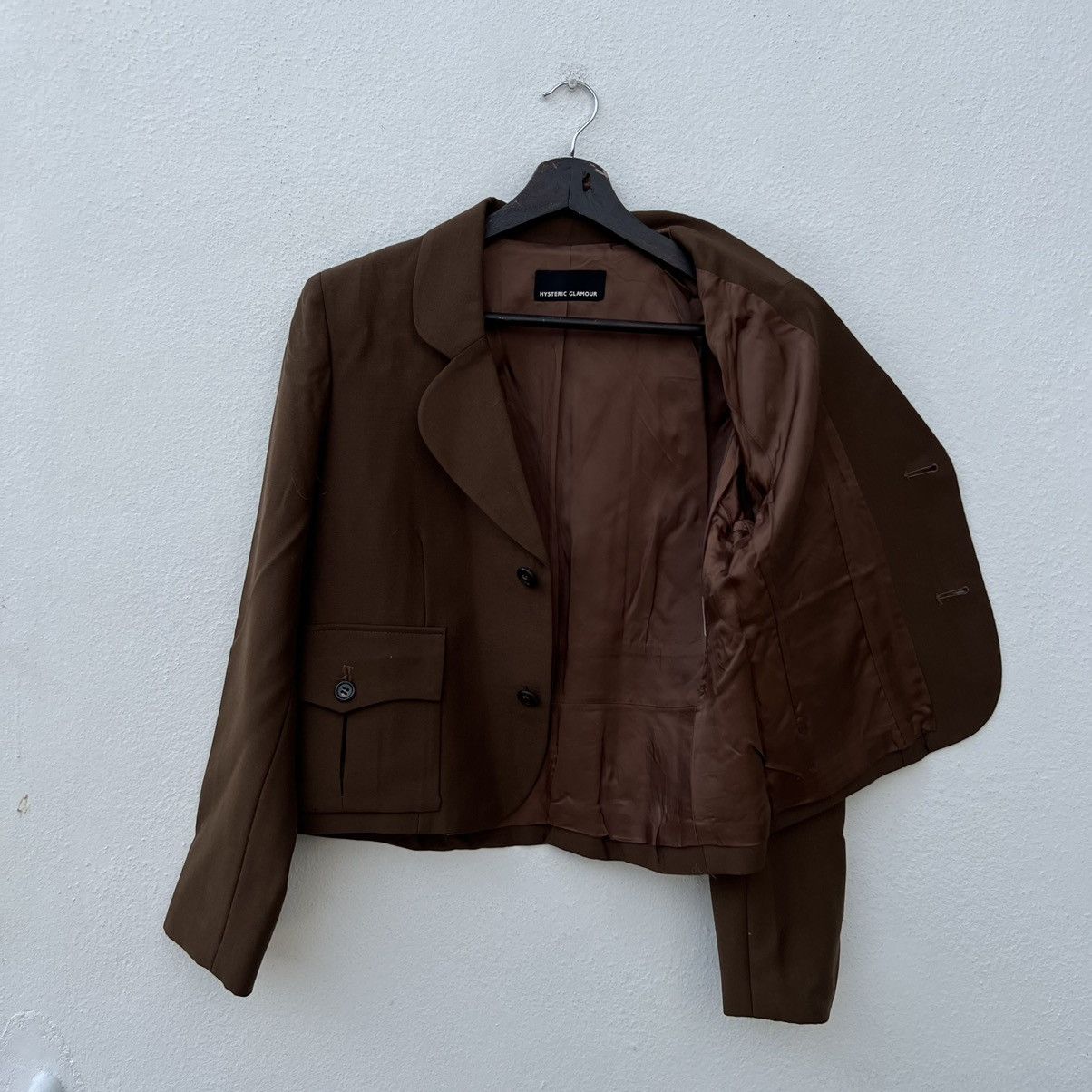 Hysteric Glamour VINTAGE HYSTERIC GLAMOUR CROPPED COAT JACKET Size US M / EU 48-50 / 2 - 11 Thumbnail