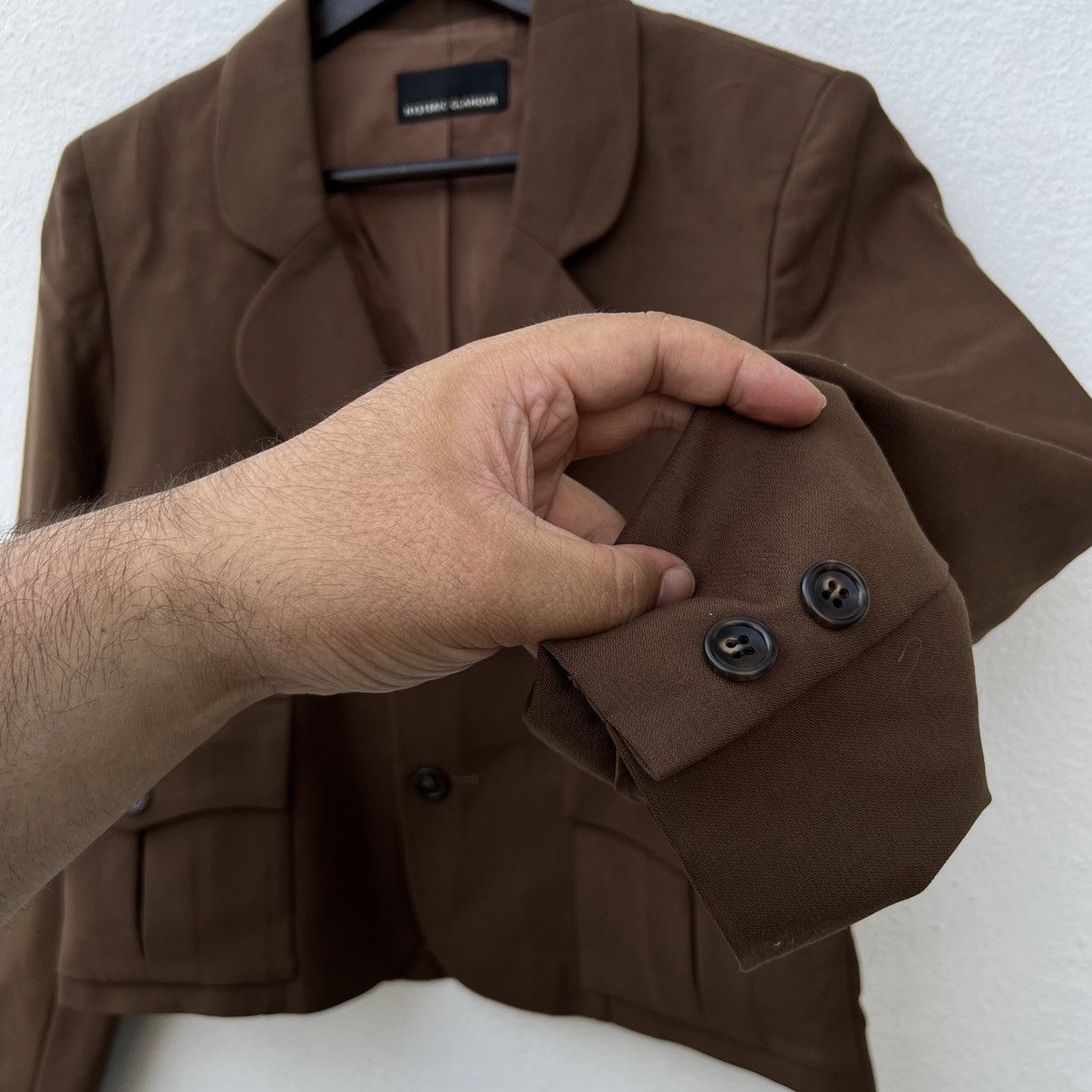 Hysteric Glamour VINTAGE HYSTERIC GLAMOUR CROPPED COAT JACKET Size US M / EU 48-50 / 2 - 7 Thumbnail
