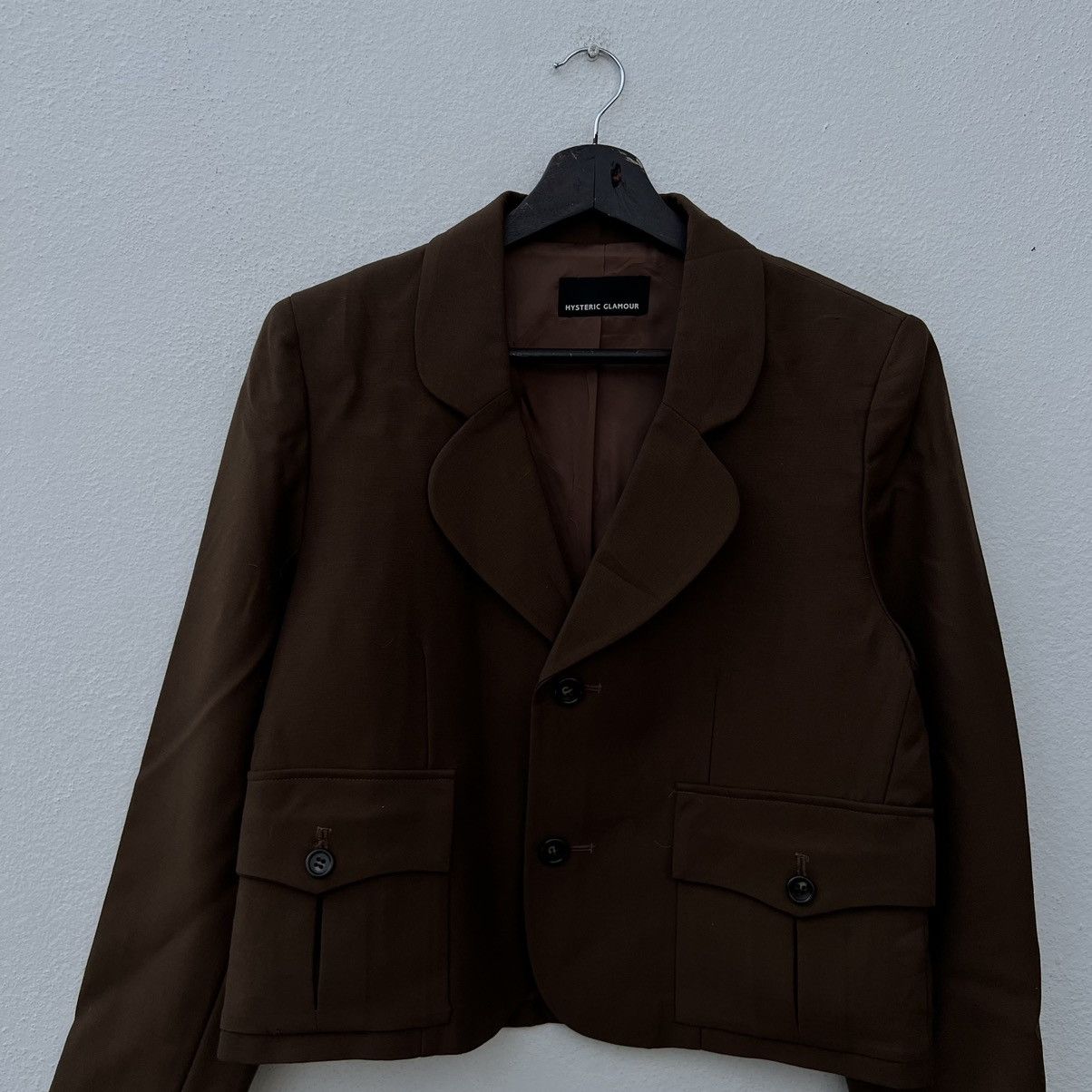 Hysteric Glamour VINTAGE HYSTERIC GLAMOUR CROPPED COAT JACKET Size US M / EU 48-50 / 2 - 3 Thumbnail