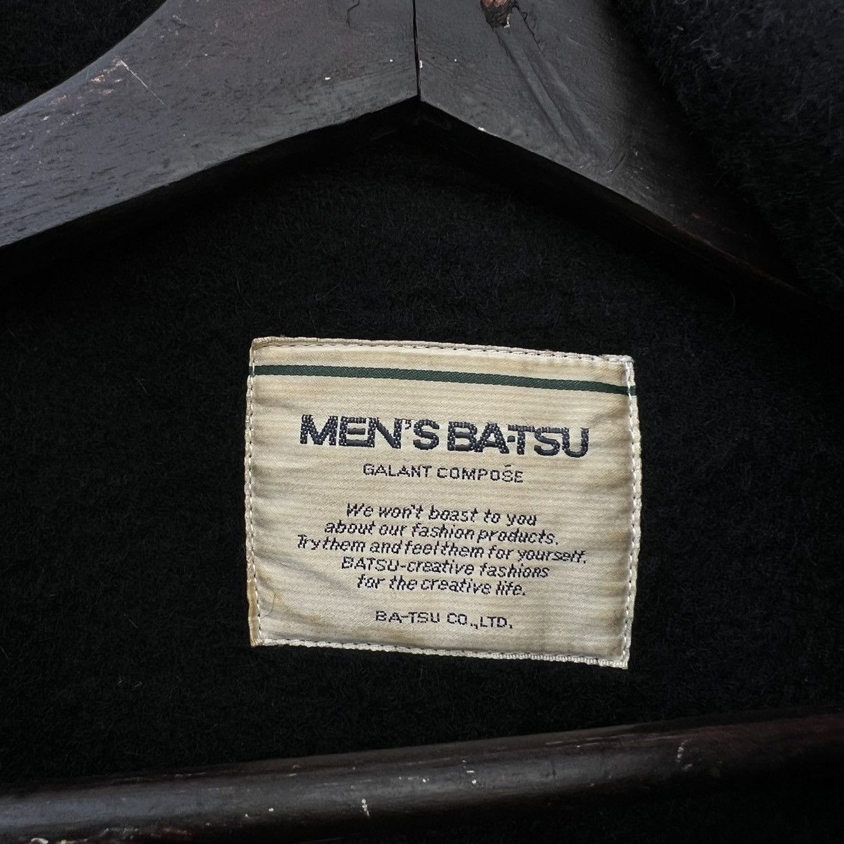 Japanese Brand VINTAGE MEN’S BATSU GALANT COMPOSE INSPIRED ISSEY MIYAKE Size US L / EU 52-54 / 3 - 11 Thumbnail